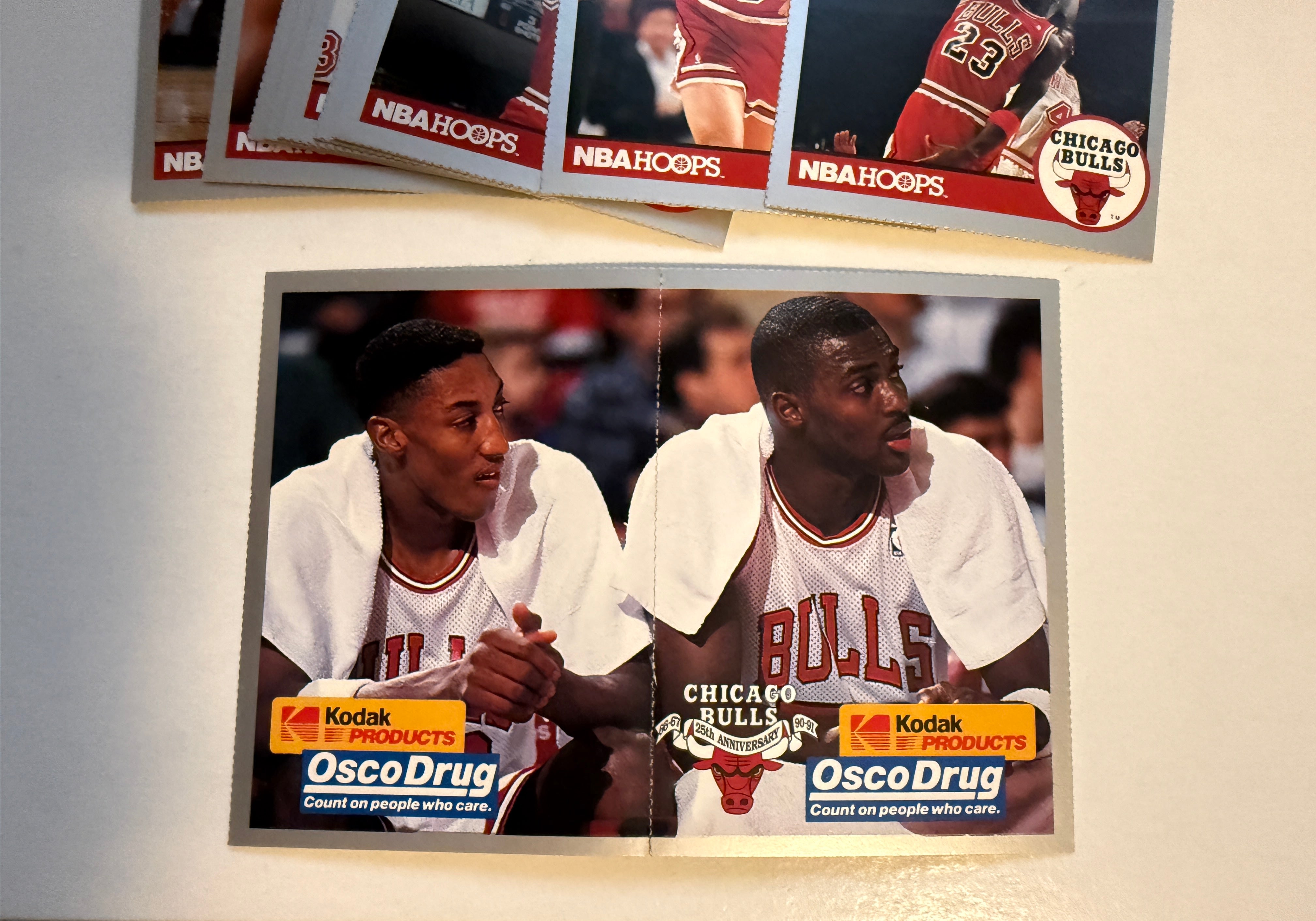 Osco Drugstore Chicago Bulls limited issued Hoops basketball team set 1990