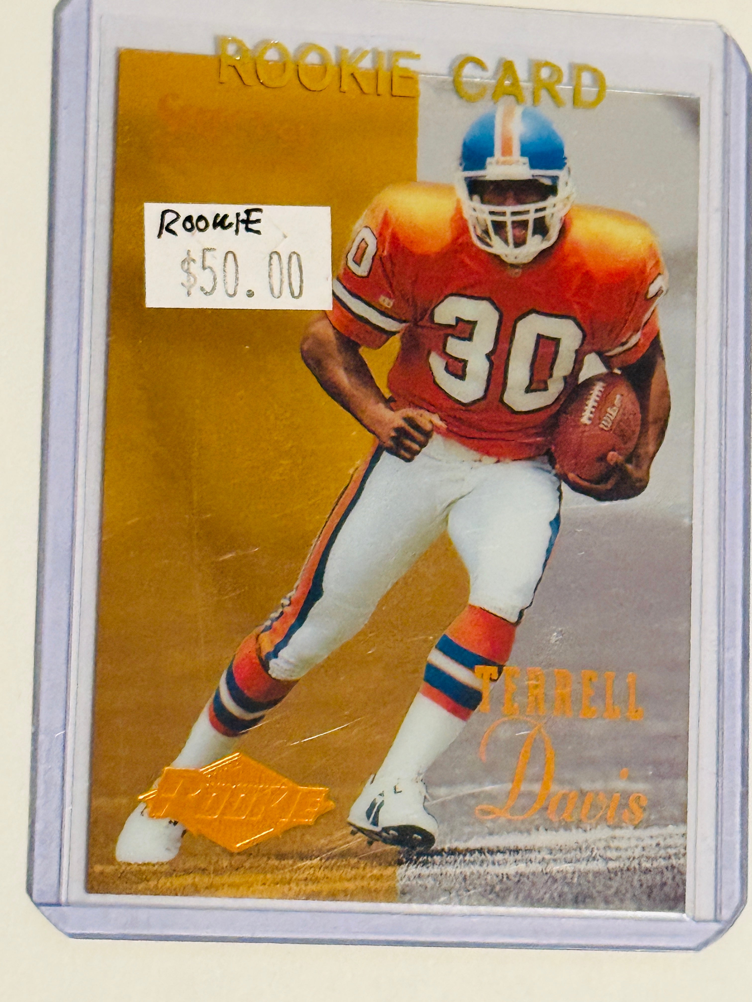 Terrell Davis high-end football rookie card
