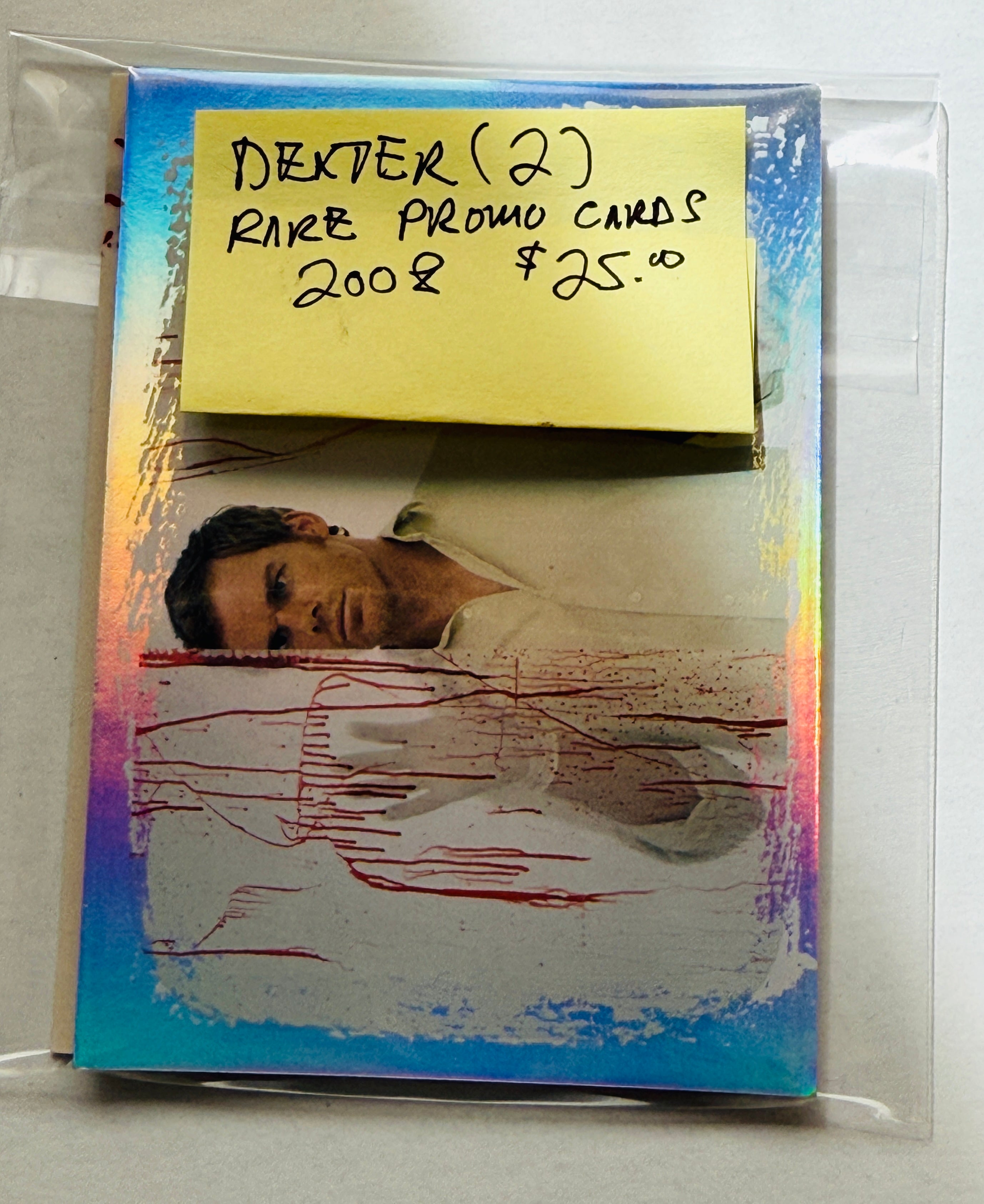Dexter TV show two rare promos foil cards set 2008