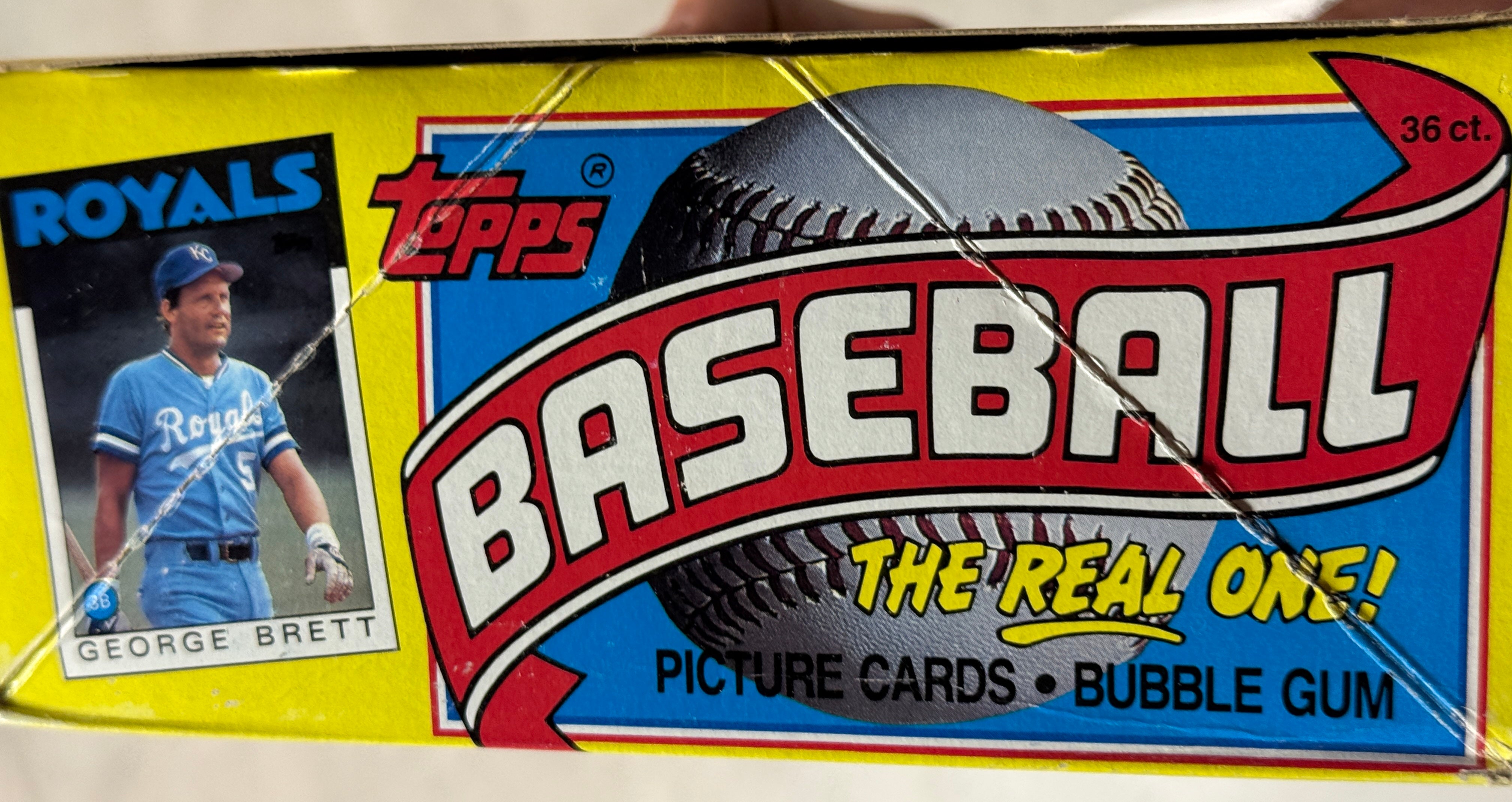 1986 Topps baseball cards factory 36 sealed packs box