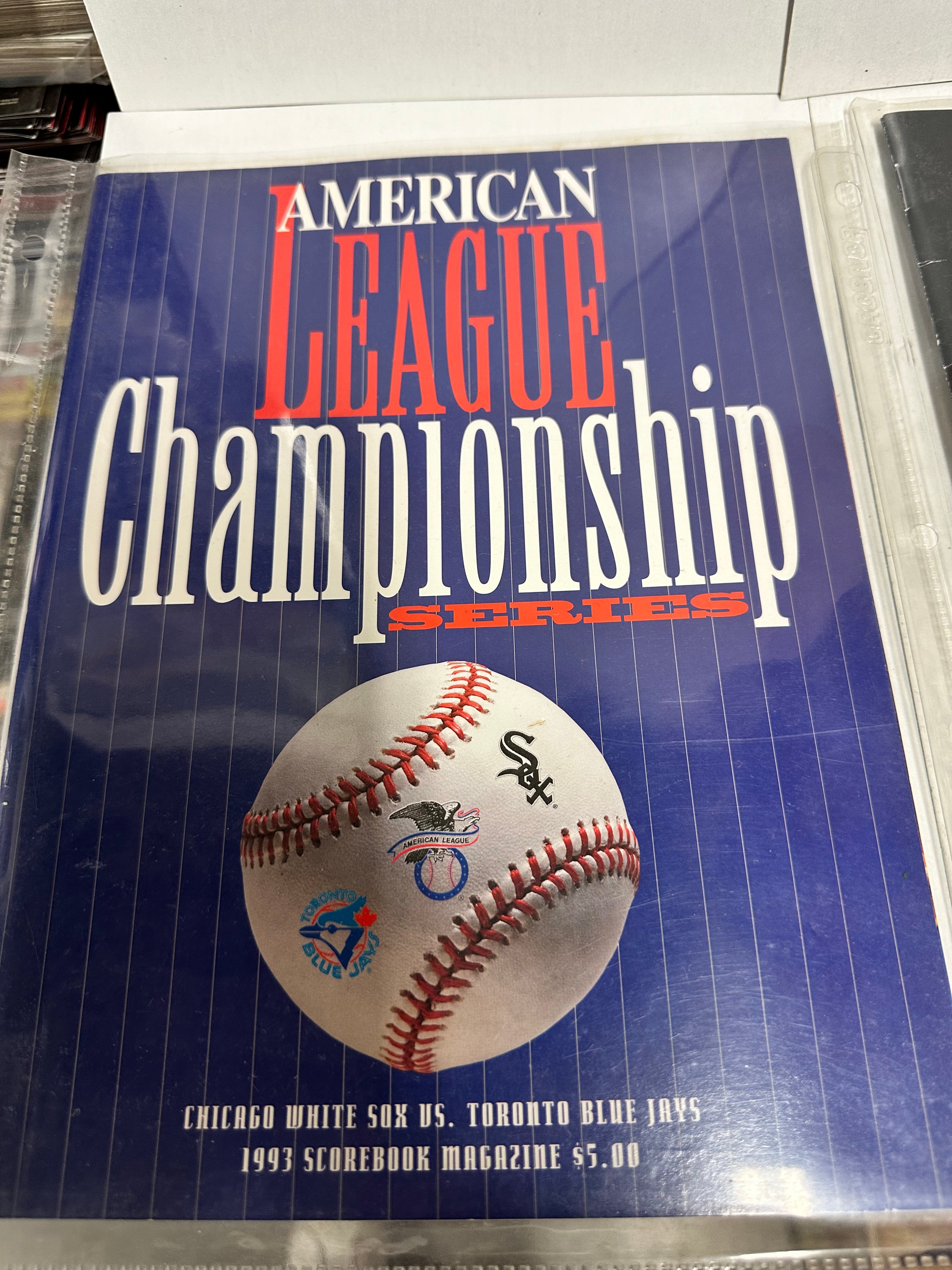 1992 Blue Jays baseball two programs lot deal