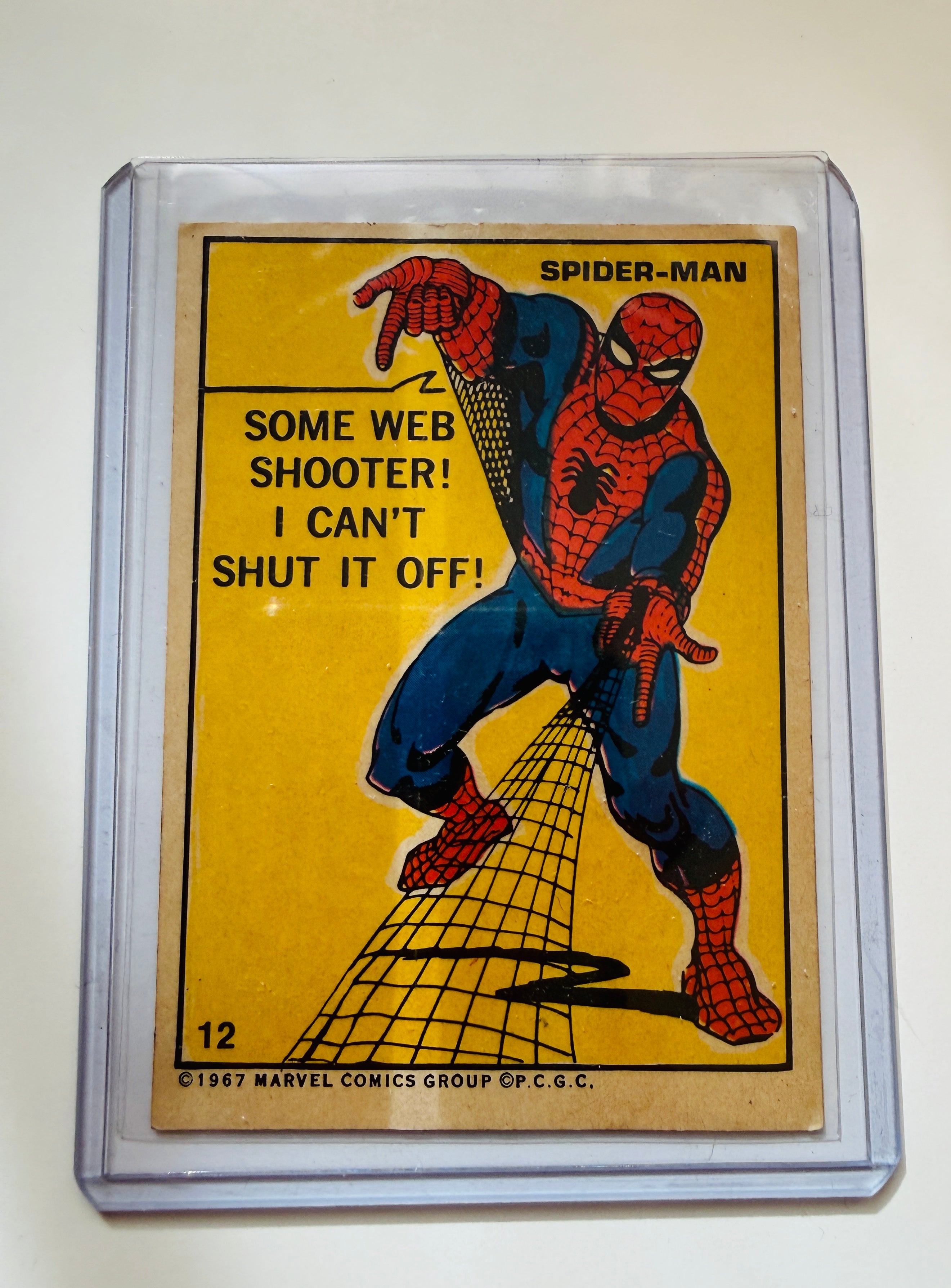 1967 Marvel rare vintage sticker 1967