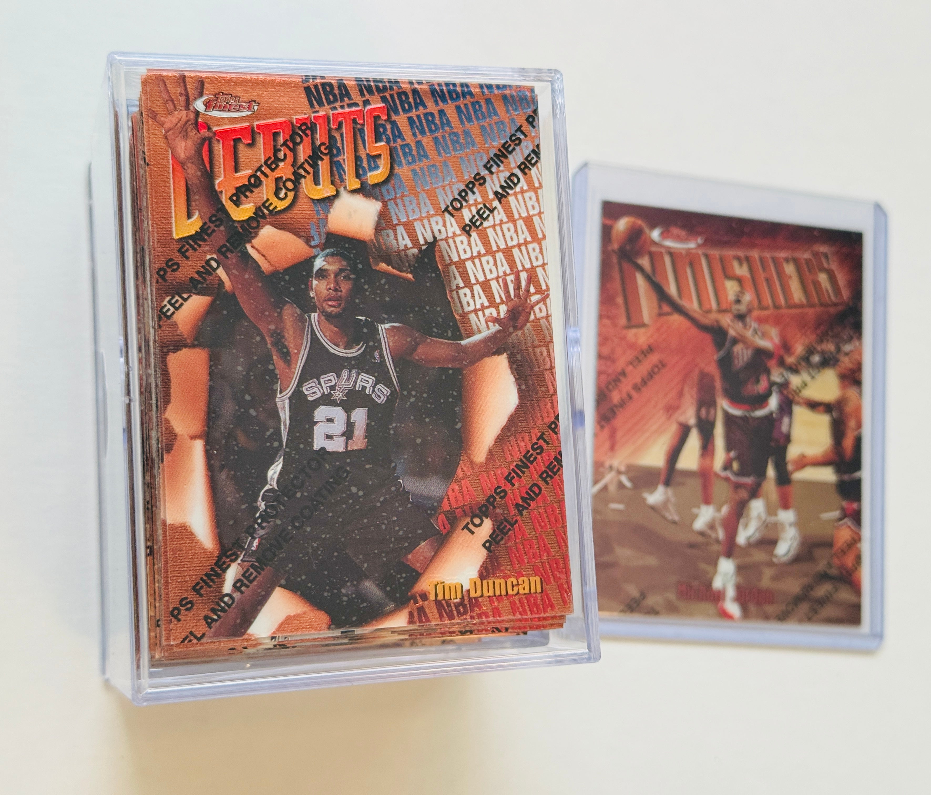 1997/98 Topps Finest basketball series 1 cards set with all the rookies plus Michael Jordan