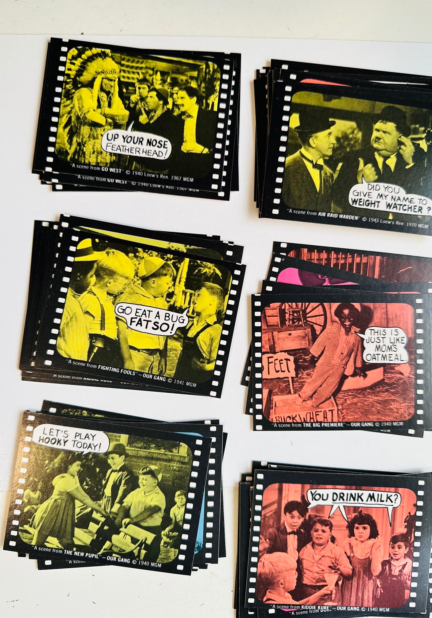 Hollywood Slapstick’s Fleer cards set 1975