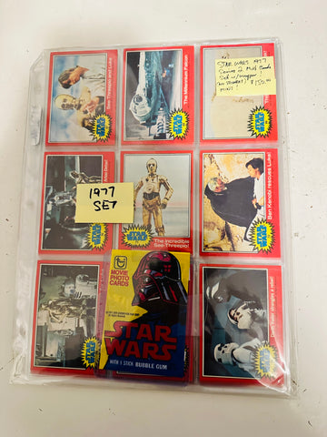 Star Wars series 2 movie cards high grade condition set with wrapper 1977