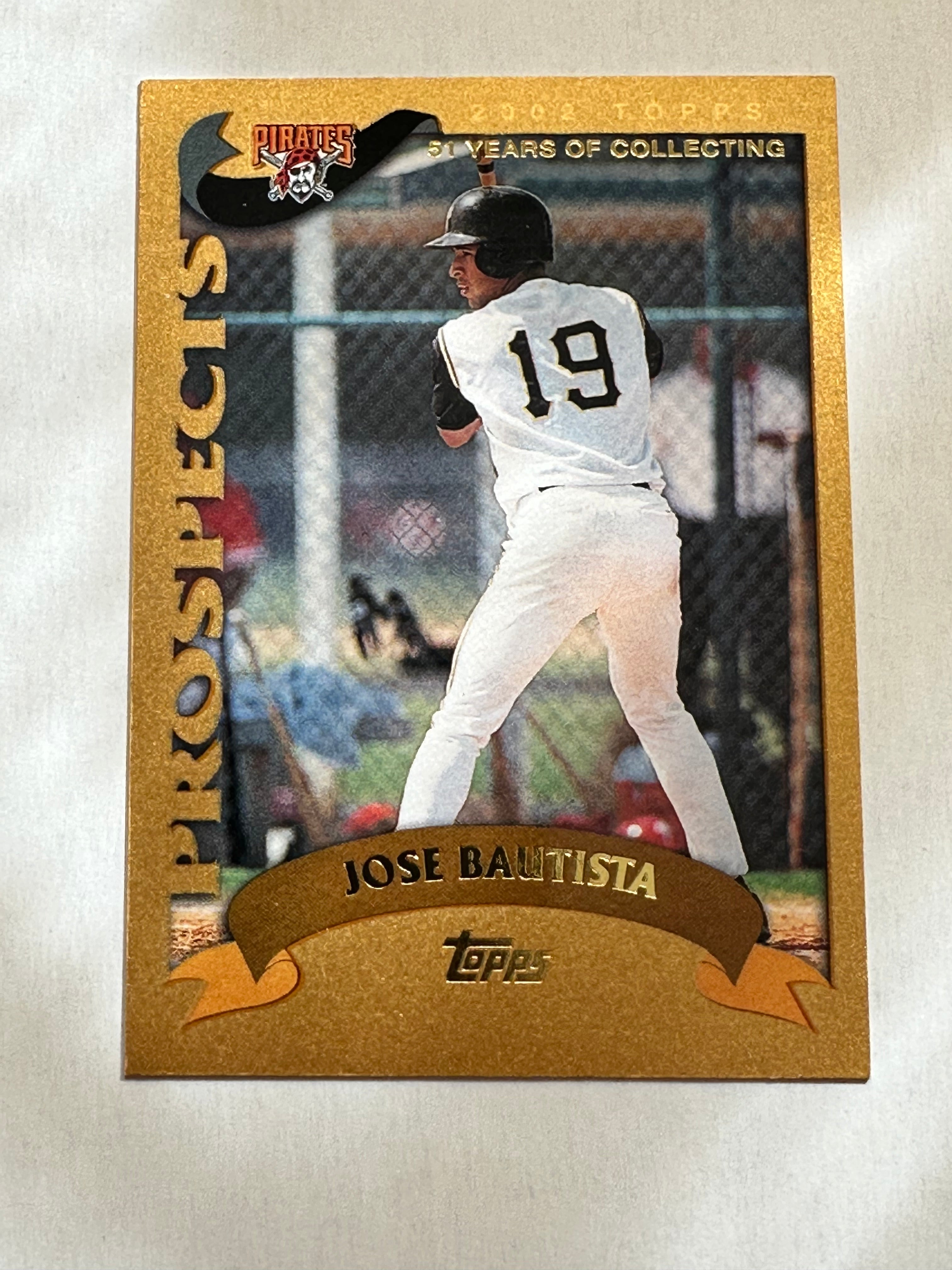 Jose Bautista prospects numbered Topps high grade condition rookie