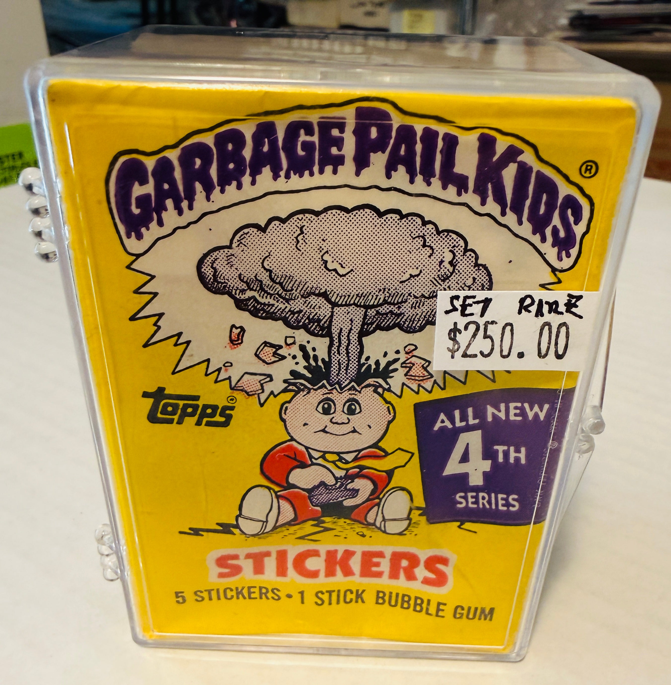 Garbage pail kids series 4 high-grade condition sticker set 1986