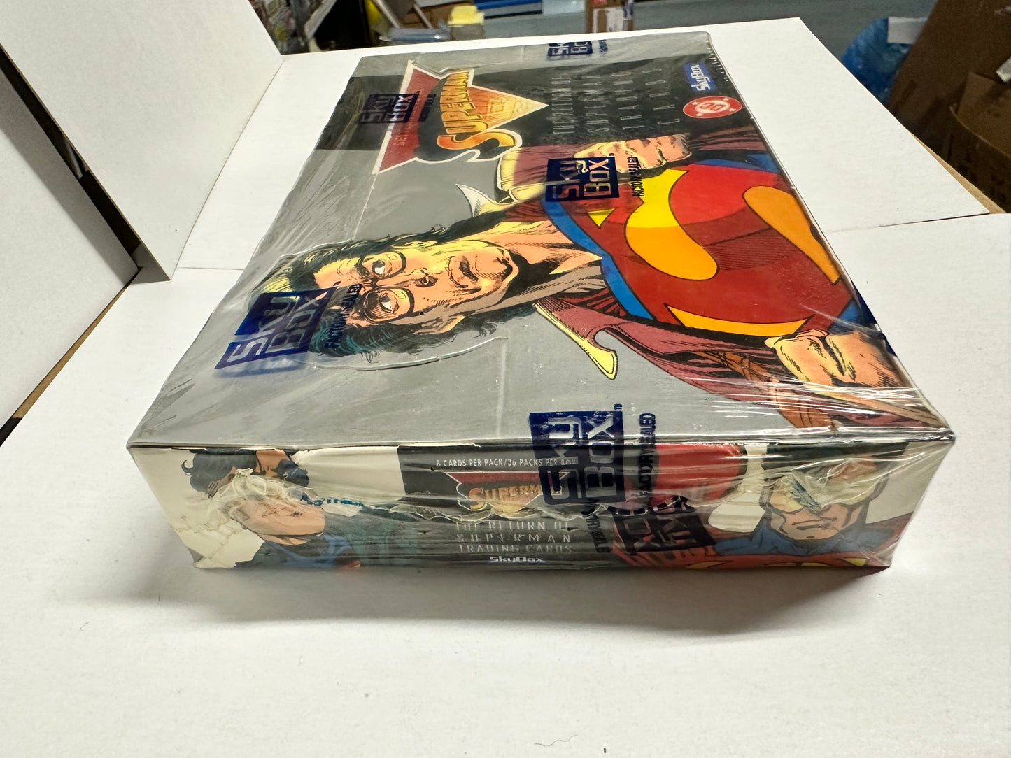 Superman The Return of Superman Skybox comic cards 36 packs box 1993