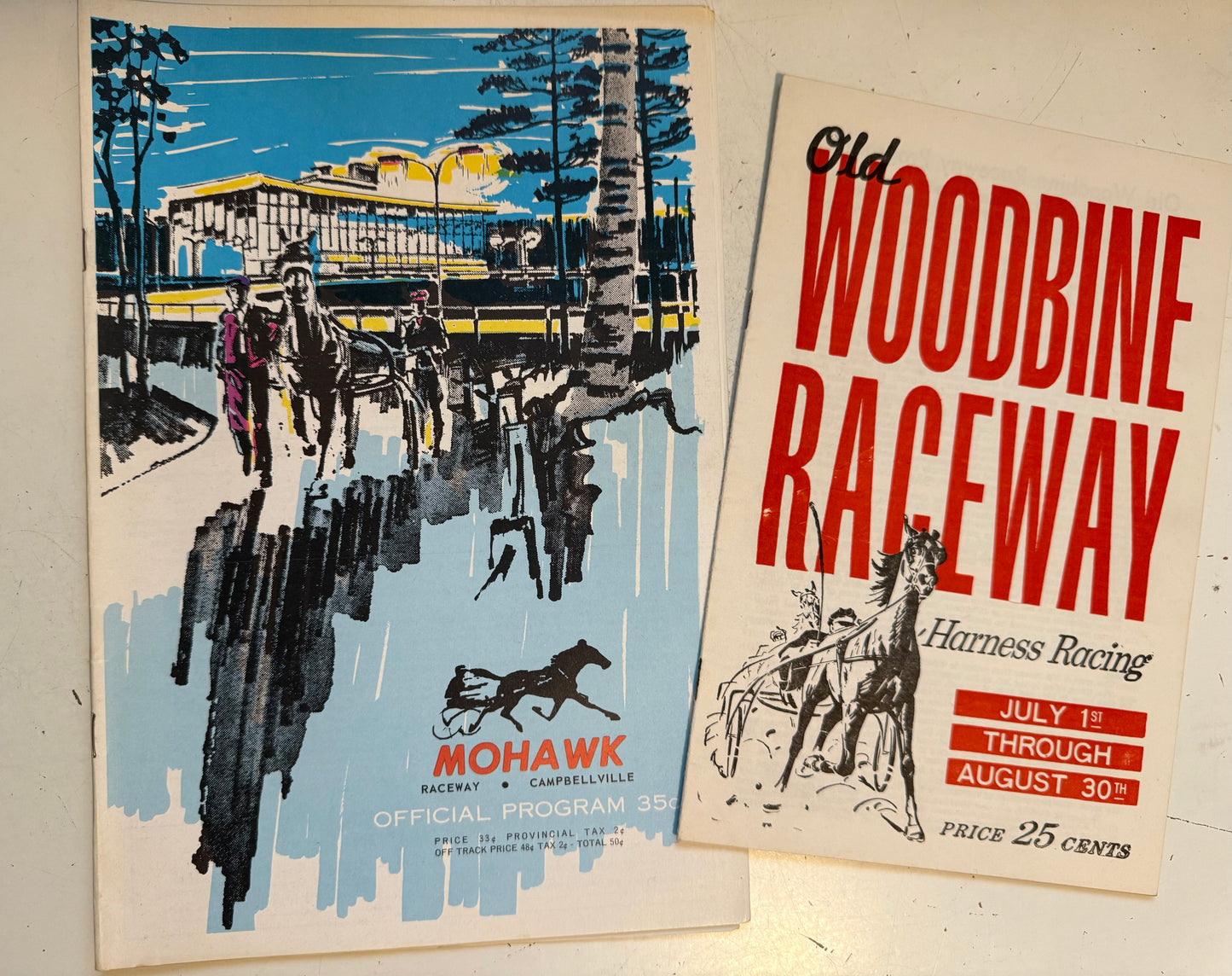 Horse Racing two vintage programs 1961, 1970