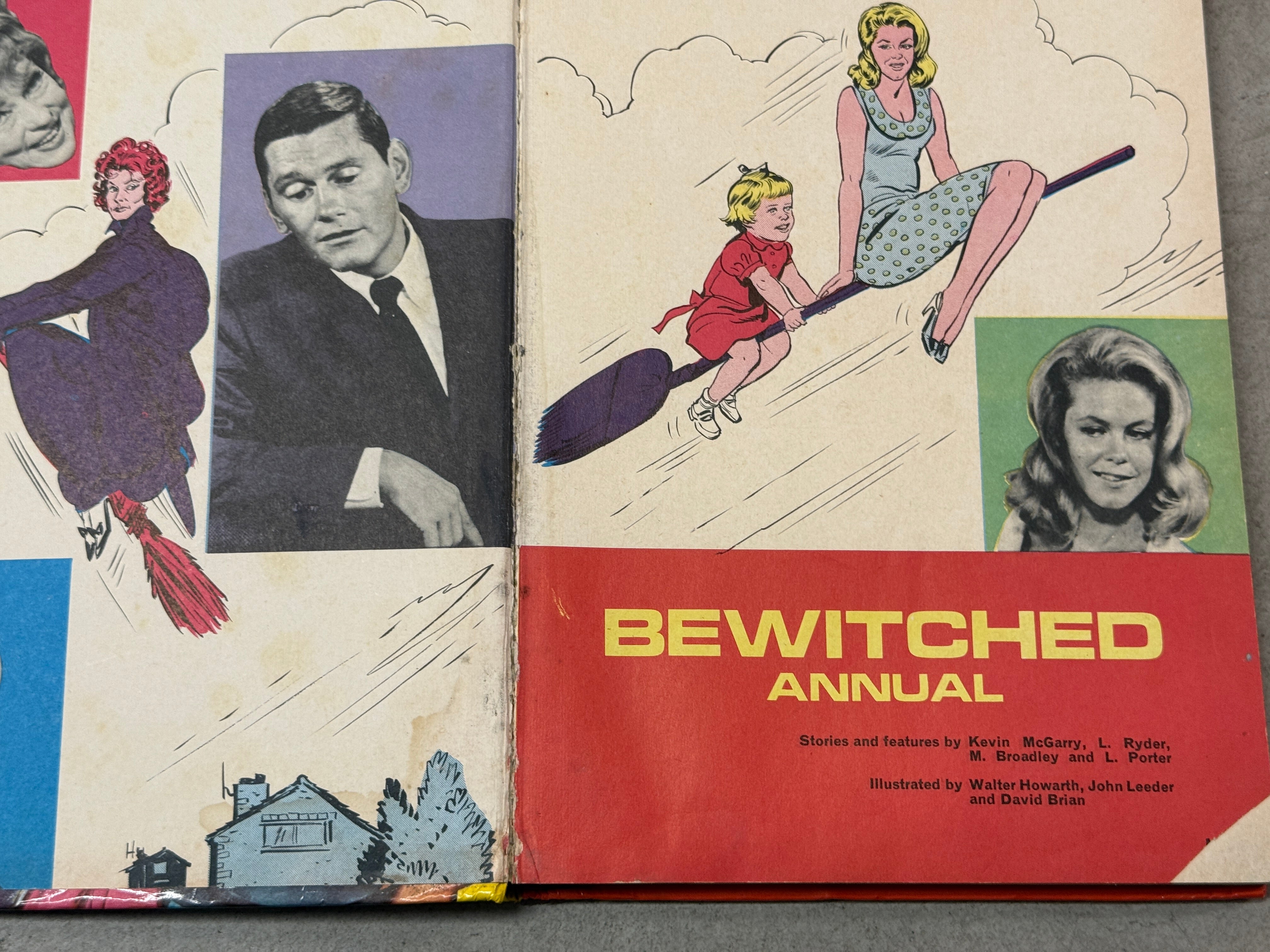 Bewitched TV show two annuals deal 1960s