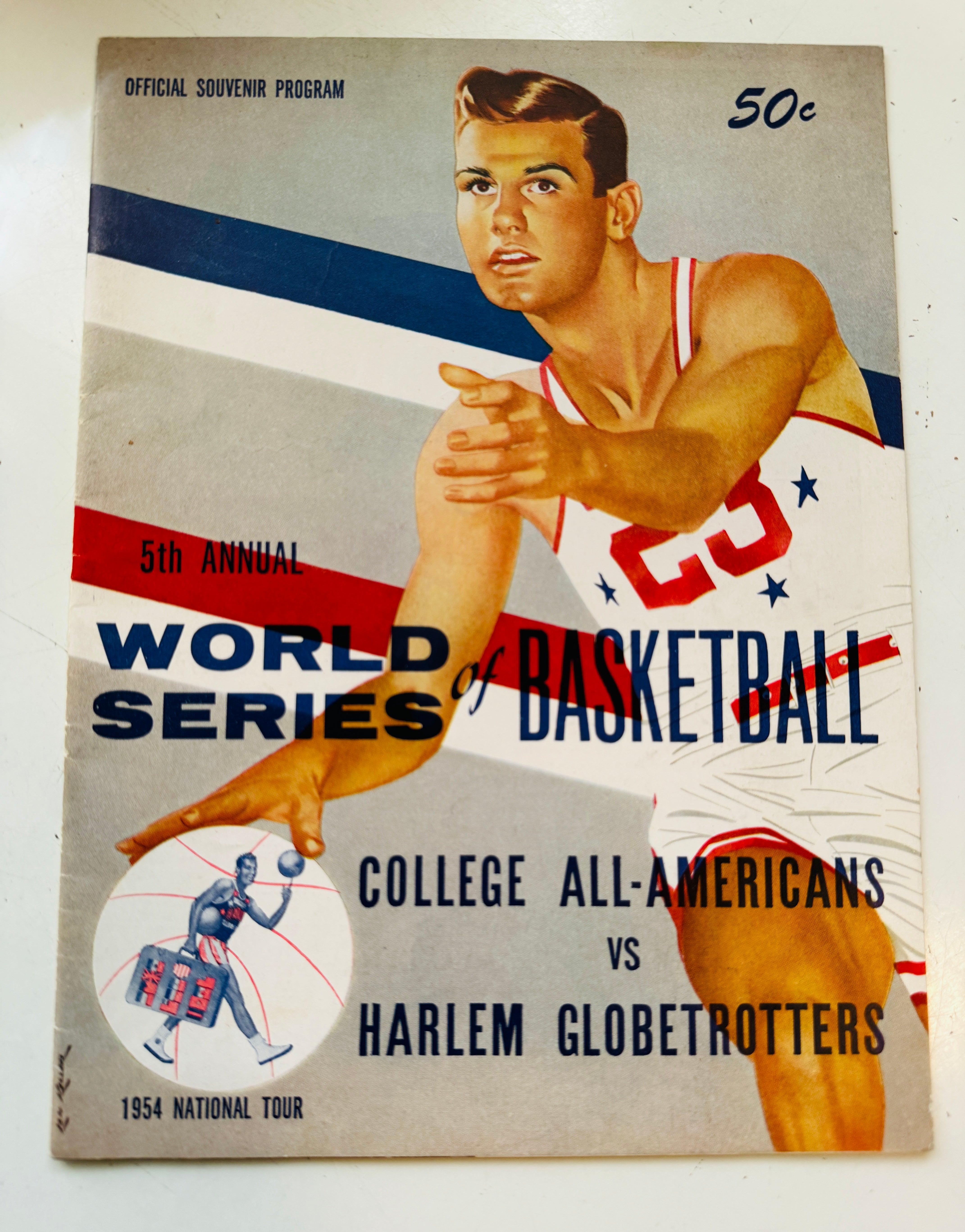 World Series of basketball tour program 1954