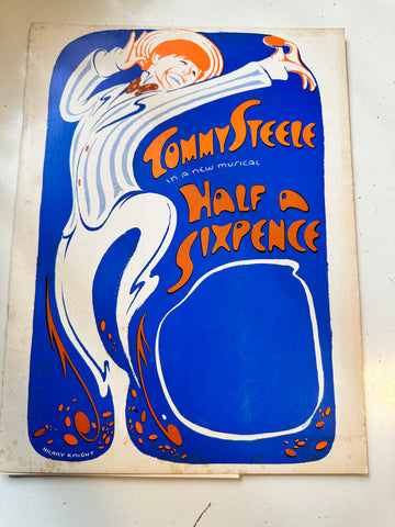Tommy Steele Half a Sixpence play program with playbill booklet 1969/70