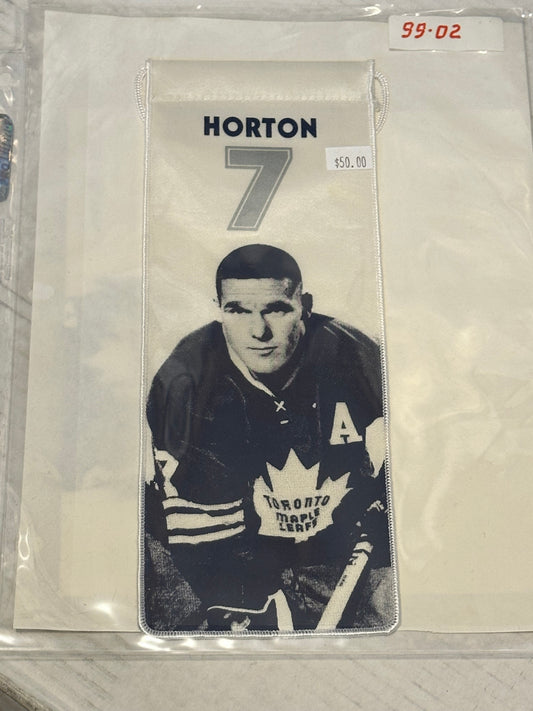 Tim Horton rare mini replica silk banner 1999