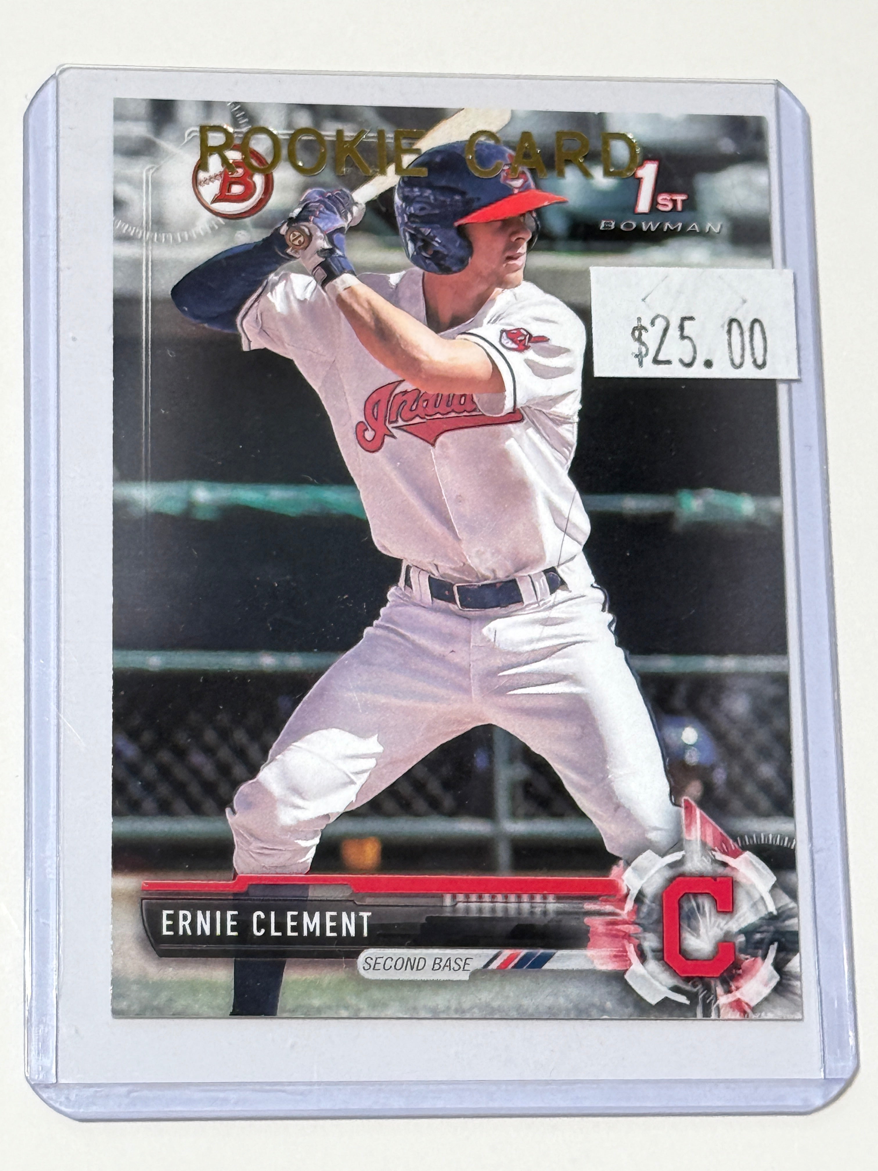 Blue jays Ernie Clement baseball rookie card