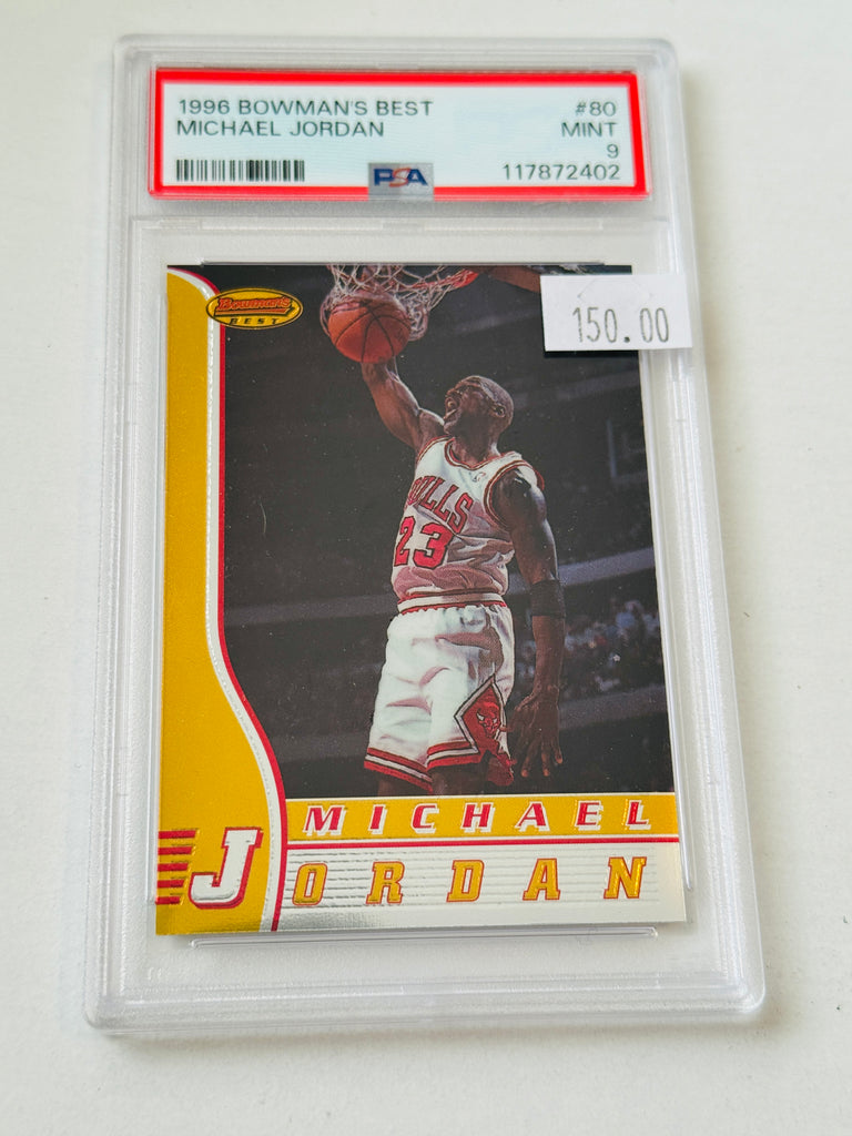 その他 PSA9 Bowman's Best Ref Michael Jordan Michael Jordan Bowman's best PSA 9 highgrade condition foil card 1996