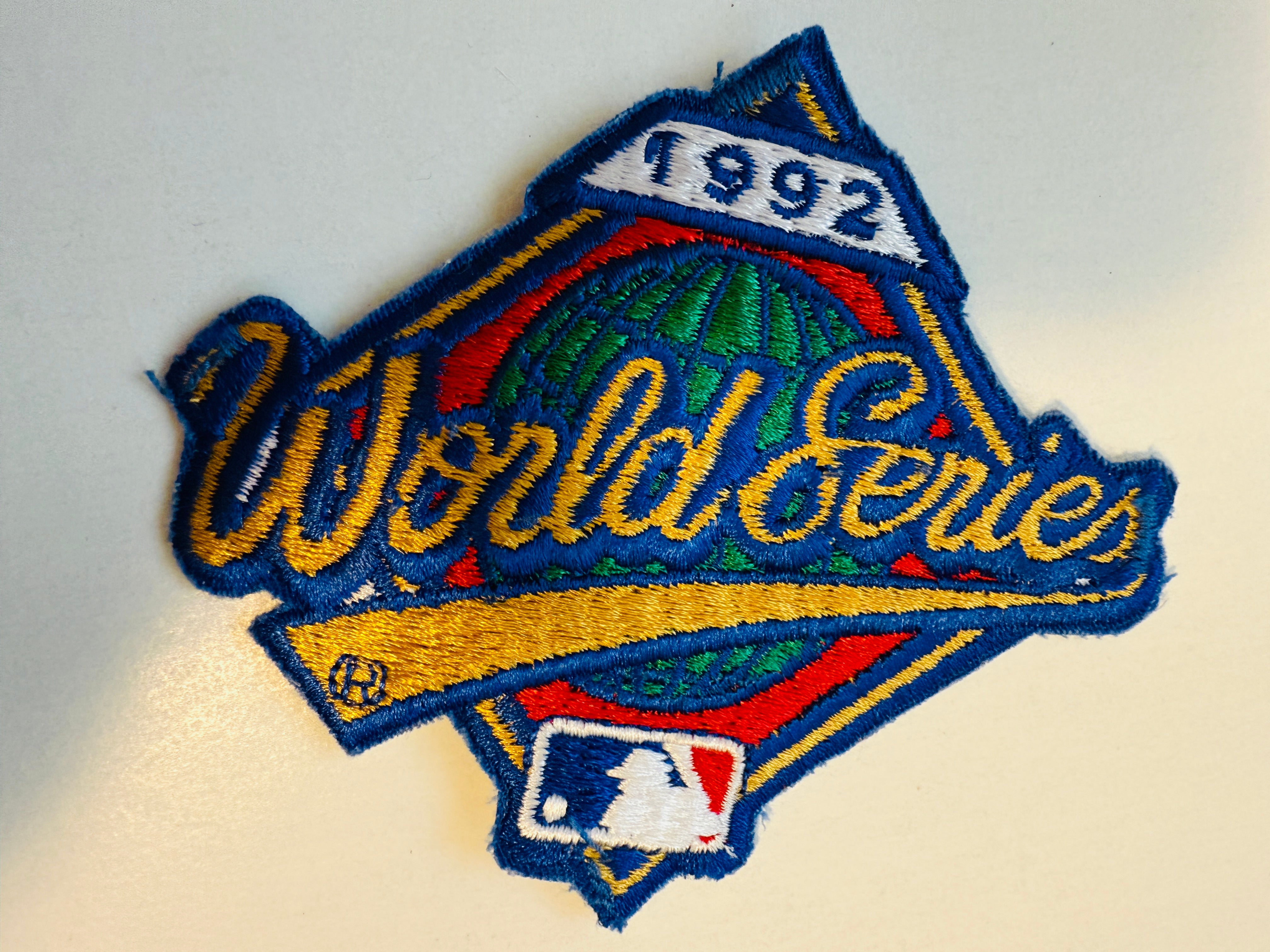 Toronto Blue Jays original World Series baseball patch 1992
