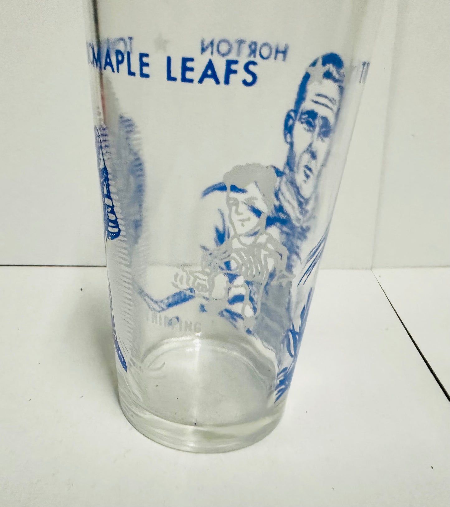 Tim Horton York Peanut butter rare leafs vintage glass from 1960-61