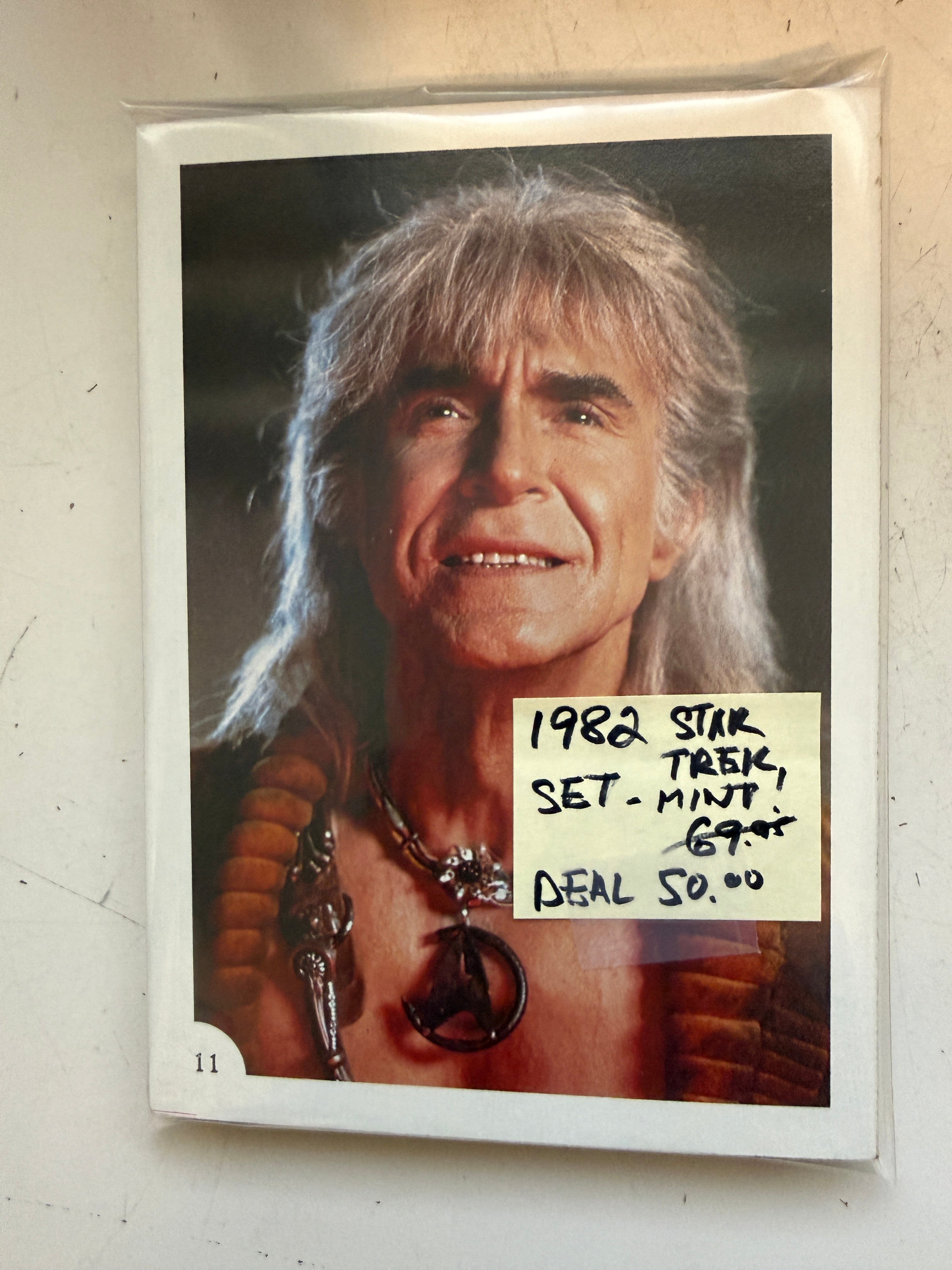 Star Trek Wraith of Khan 5x7 vintage cards set 1982