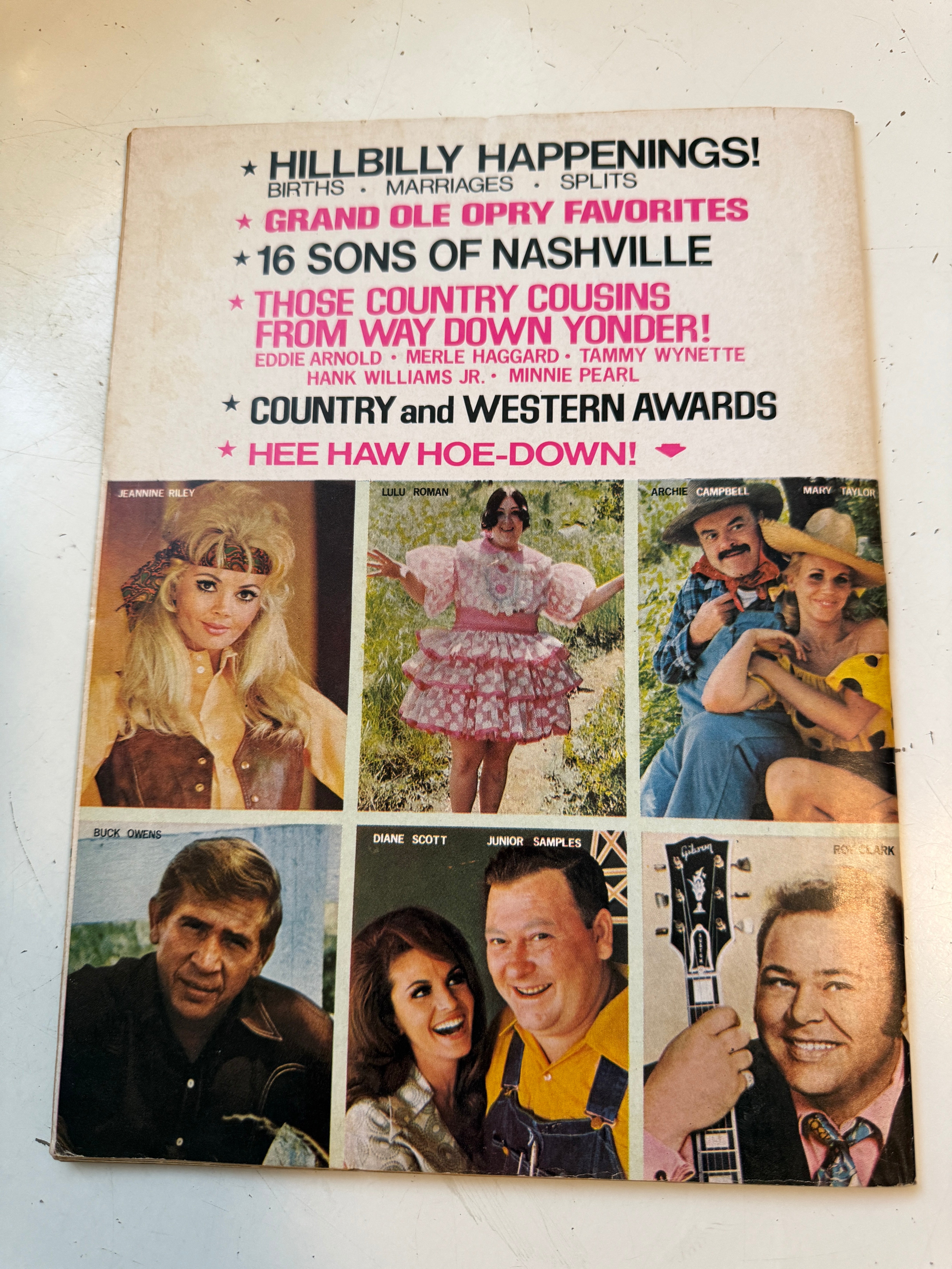 Country Western album magazine first #1 issue 1970