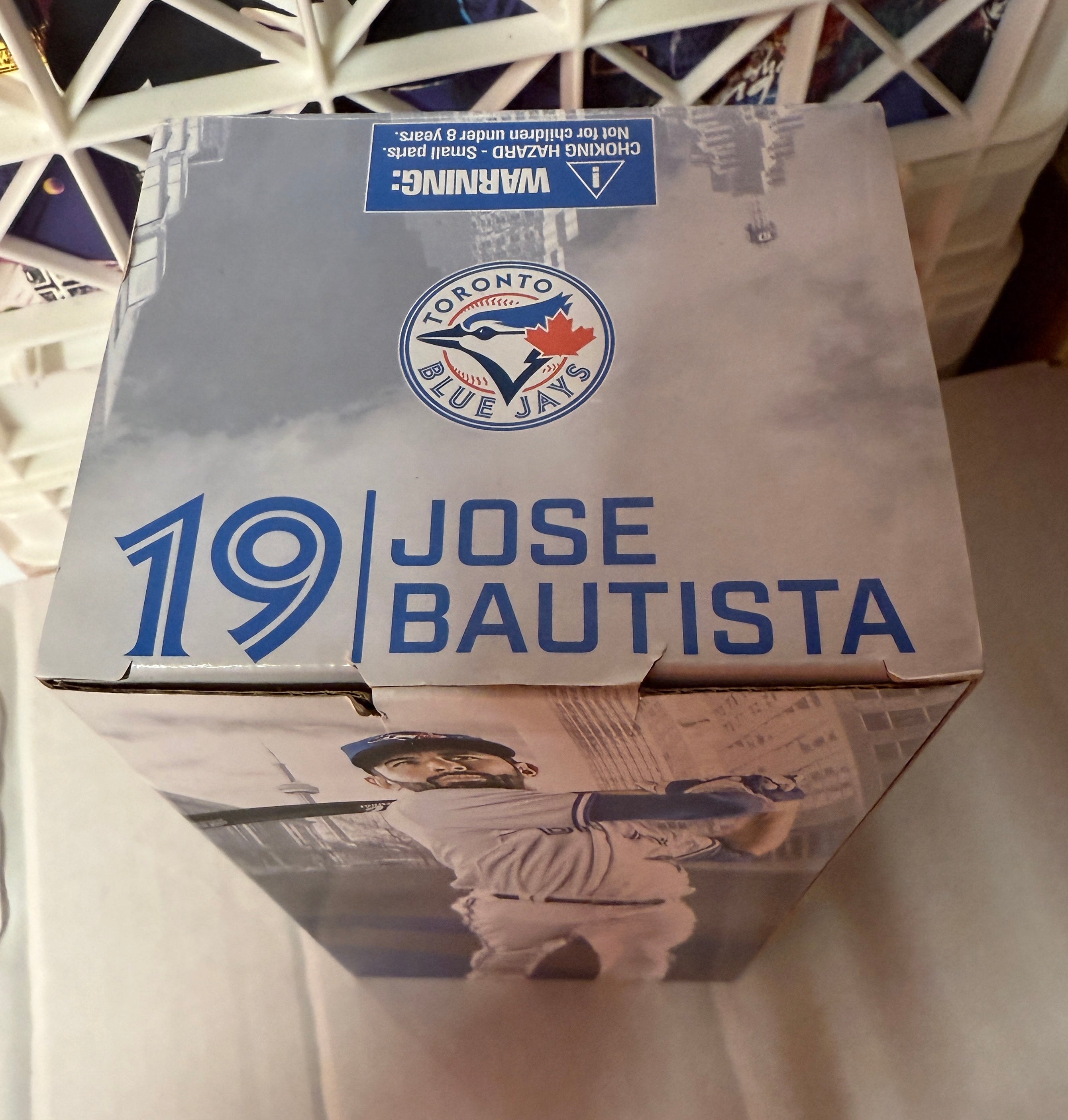 Blue jays Jose Bautista 3x Silver Slugger winner bobble head doll in box 2015