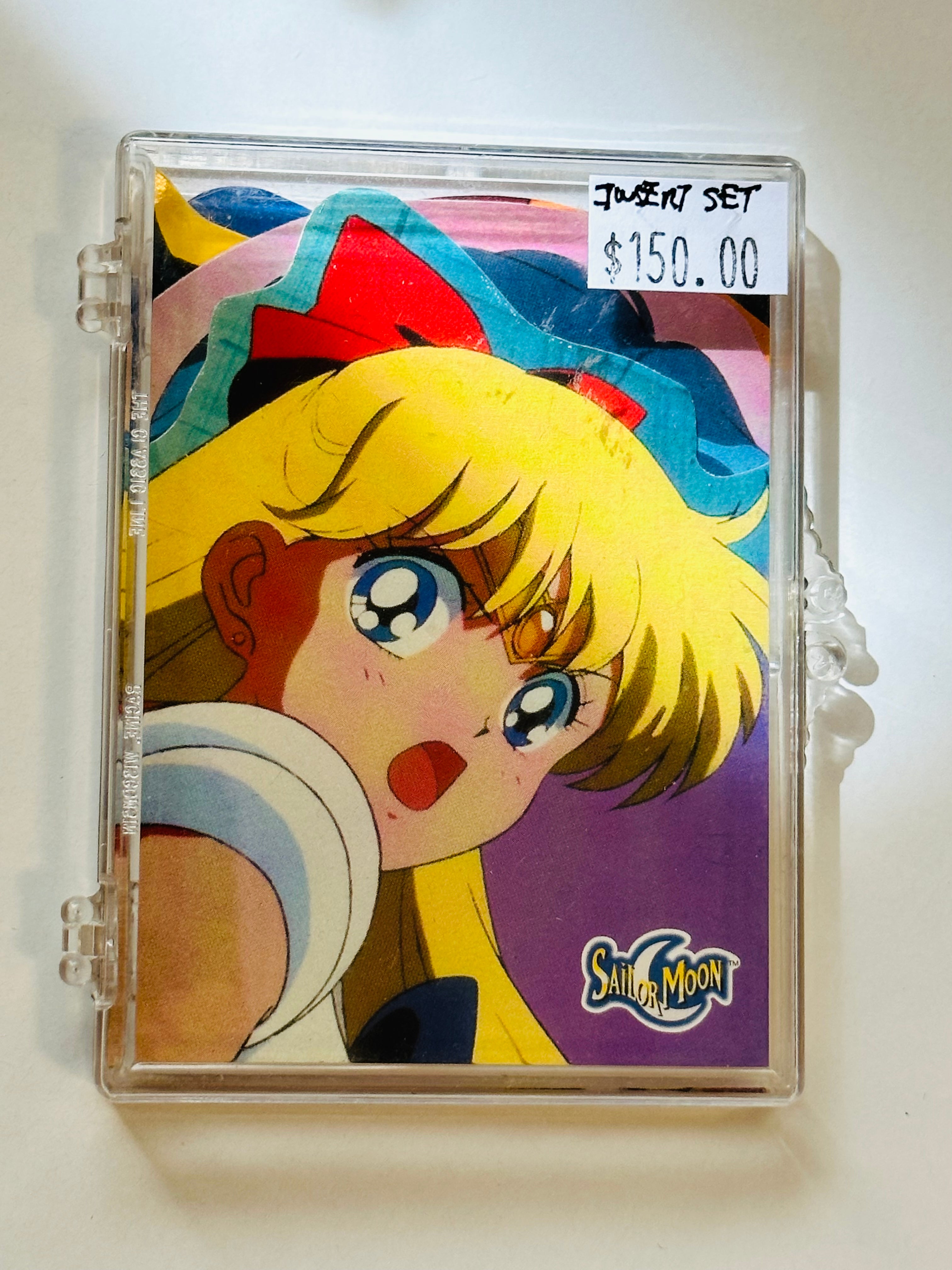 Sailor Moon Dart rare die-cut insert cards set 1997