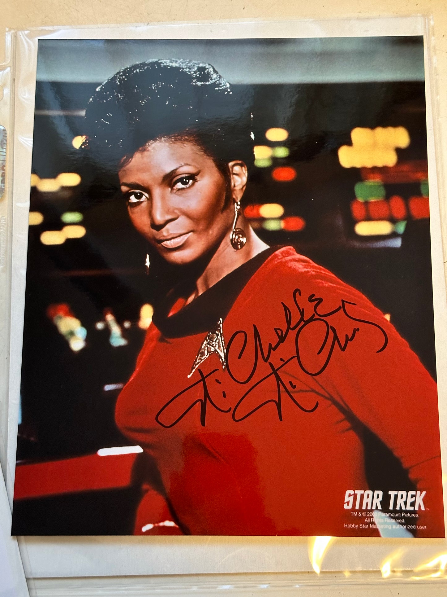 Star Trek legend Uhura Nichelle Nichols signed in person 8x10 autograph Fanexpo certified