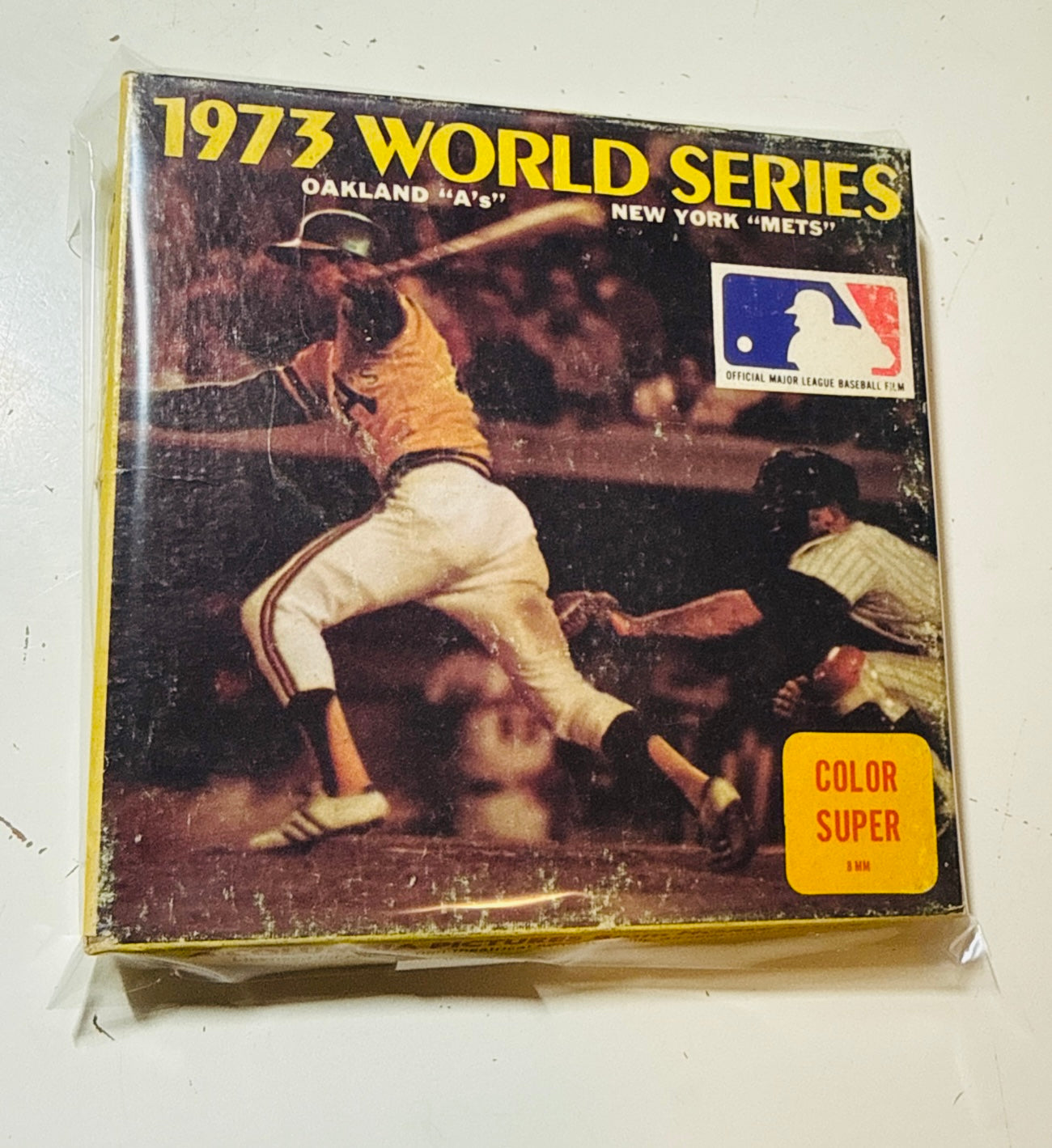 1973 Baseball World Series original super 8 film reel in box