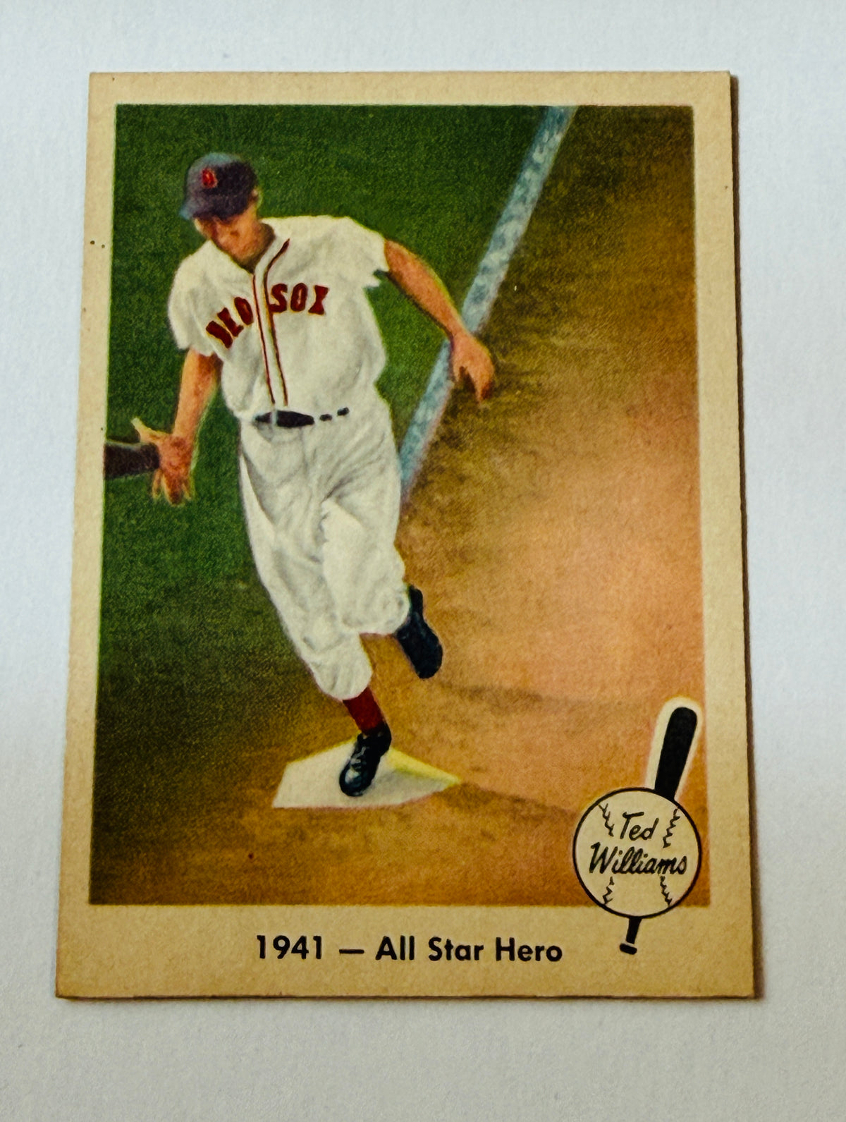 Ted Williams #18 ex condition vintage baseball card 1959