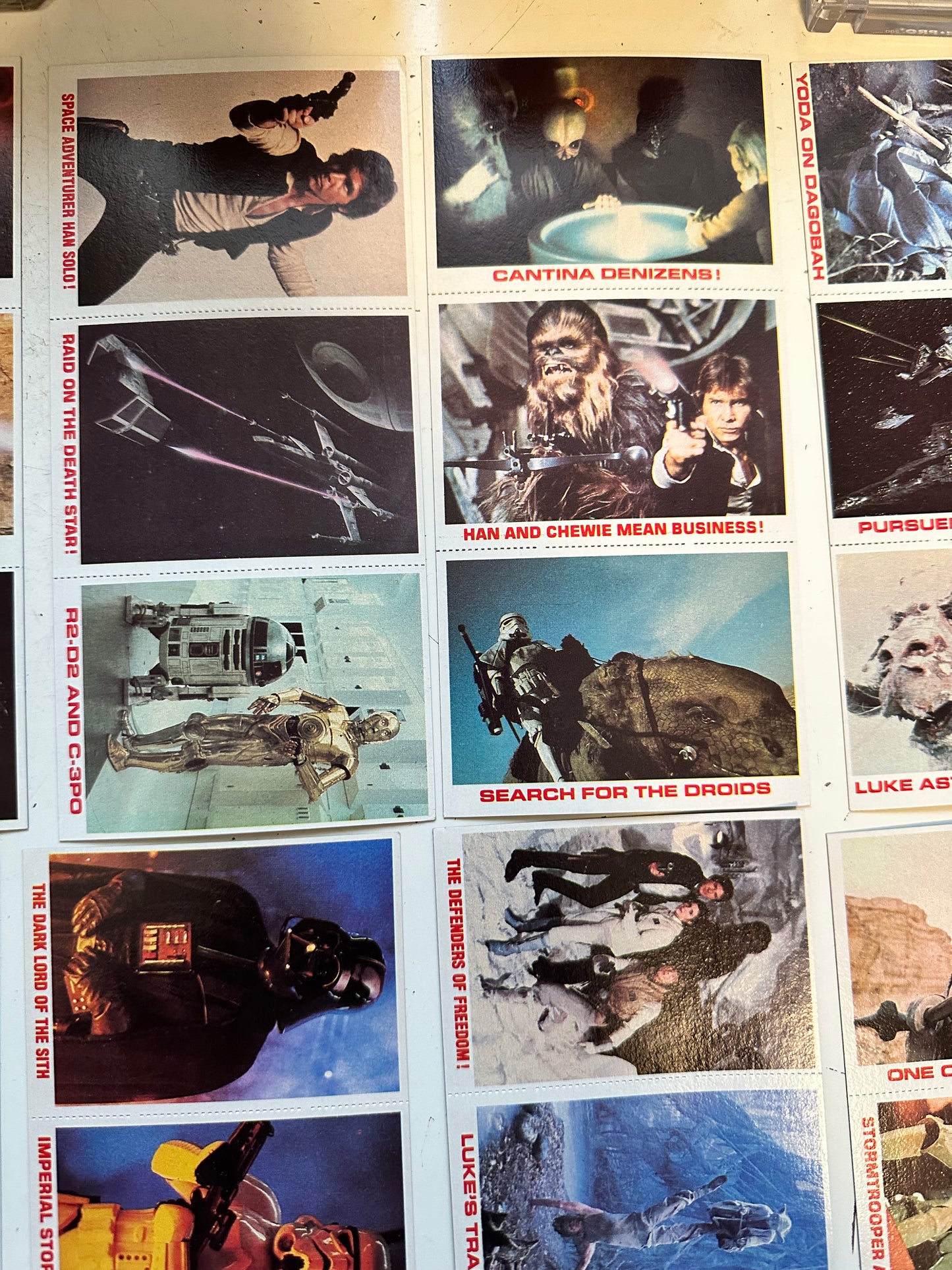 Empire Strikes Back rare Burger King 12 panels 36 cards set 1980