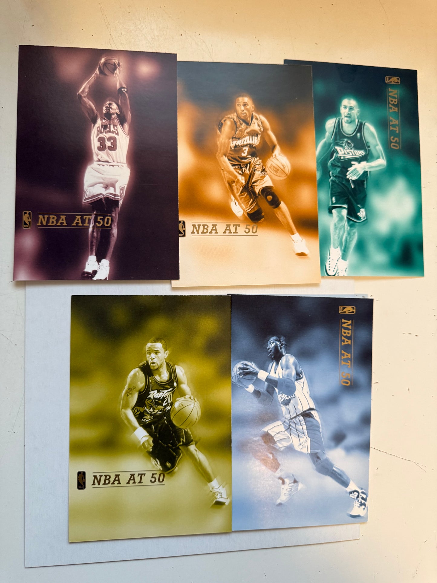 Blockbuster NBA at 50 rare Mail in five cards set 1990s?