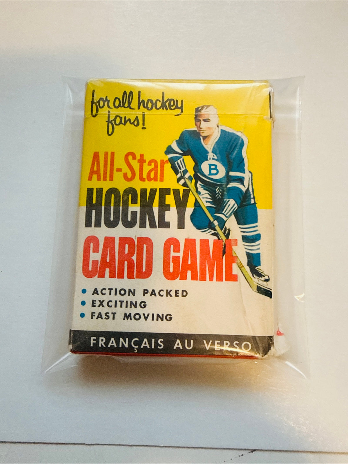 1960’s All Star hockey rare complete game cards deck