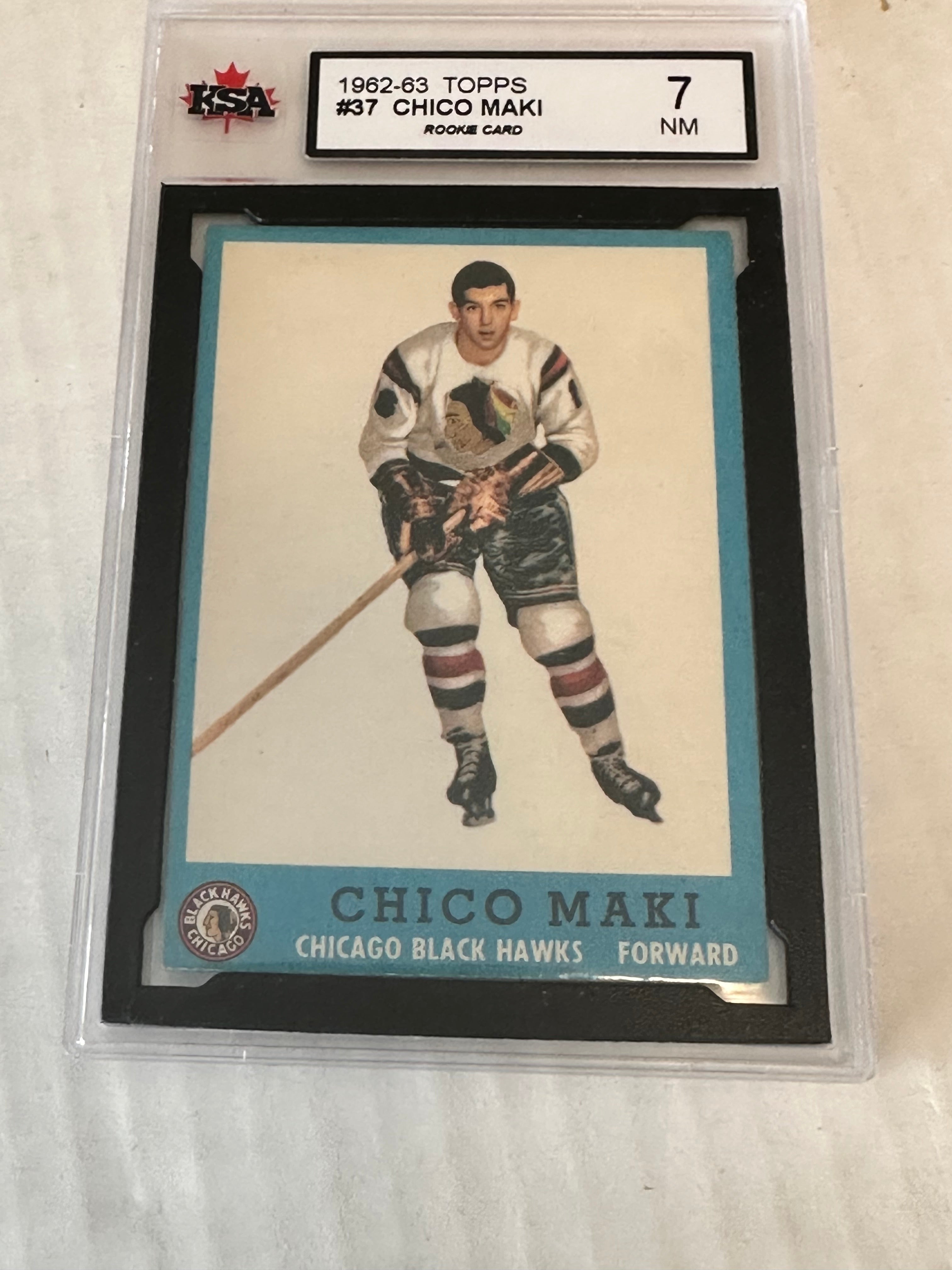 Chico Maki rookie rare high graded hockey card