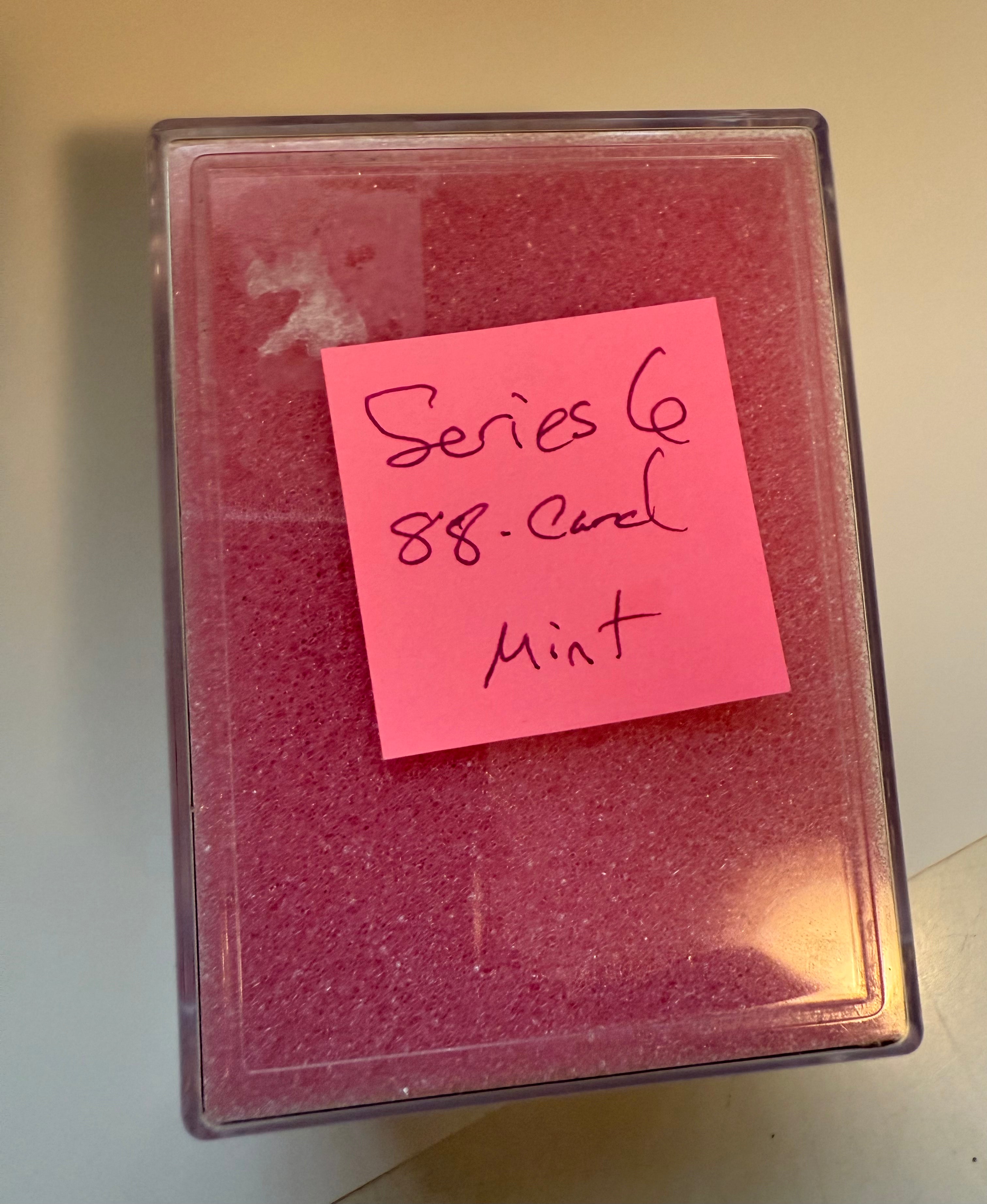 Garbage Pail kids series 6 complete stickers set with wrapper 1985