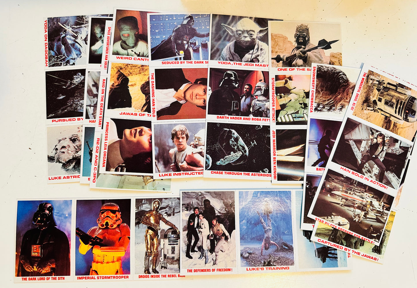 Empire Strikes Back rare Burger King 12 panels 36 cards set 1980