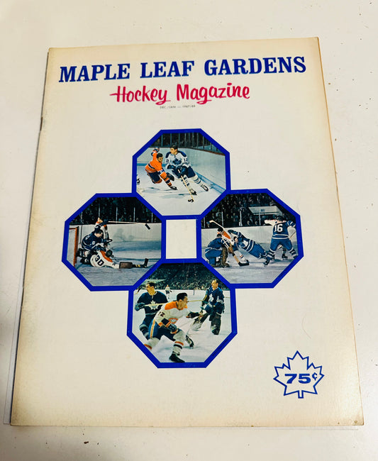 Maple Leafs Gardens Program December 27, 1967-68