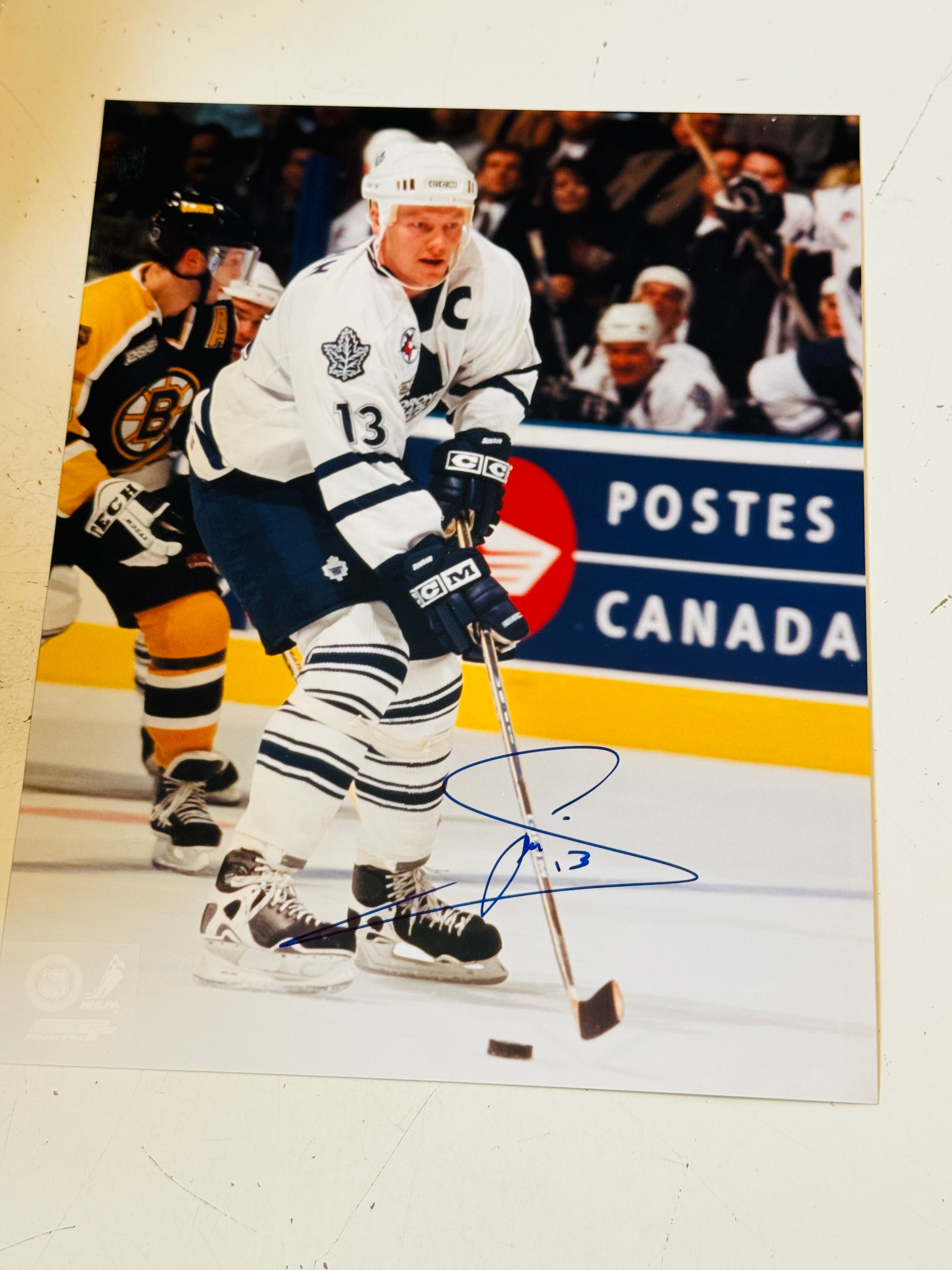 Toronto Maple Leafs legend Mats Sundin autographed 8 x 10 photo certified