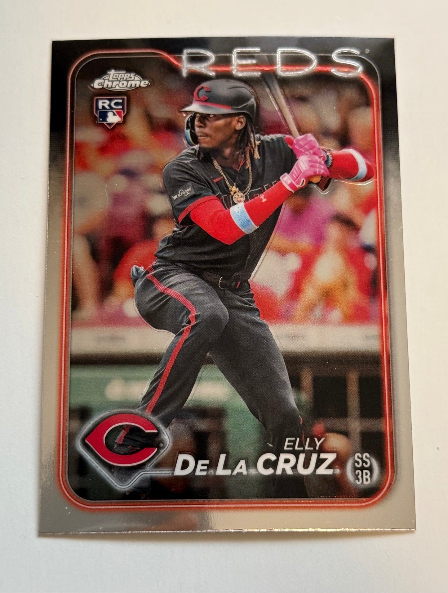 Elly De La Cruz Topps Chrome baseball high grade condition rookie card