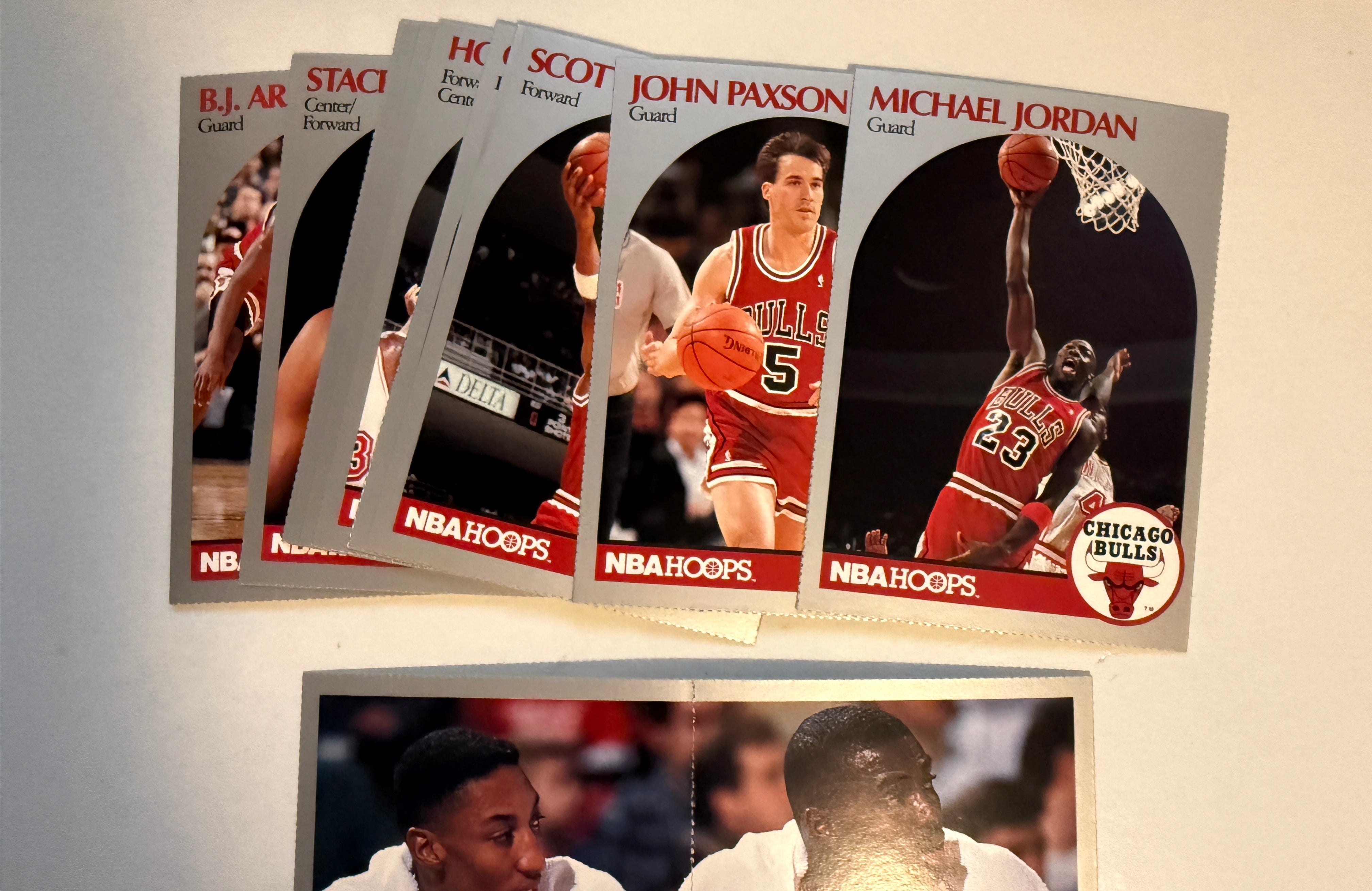 Osco Drugstore Chicago Bulls limited issued Hoops basketball team set 1990