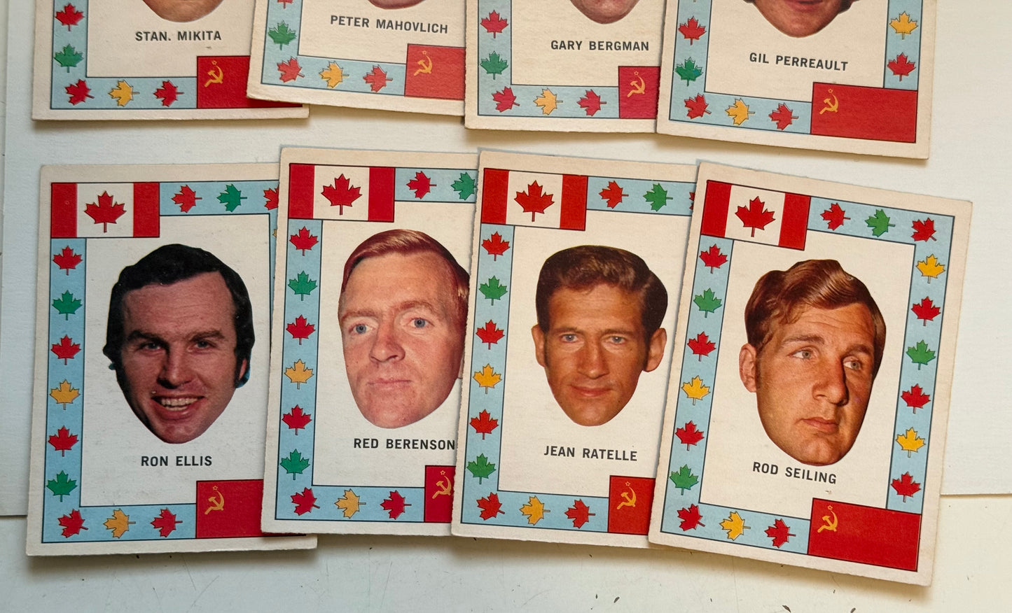 Team Canada opc hockey 8 insert cards lot deal 1972-73