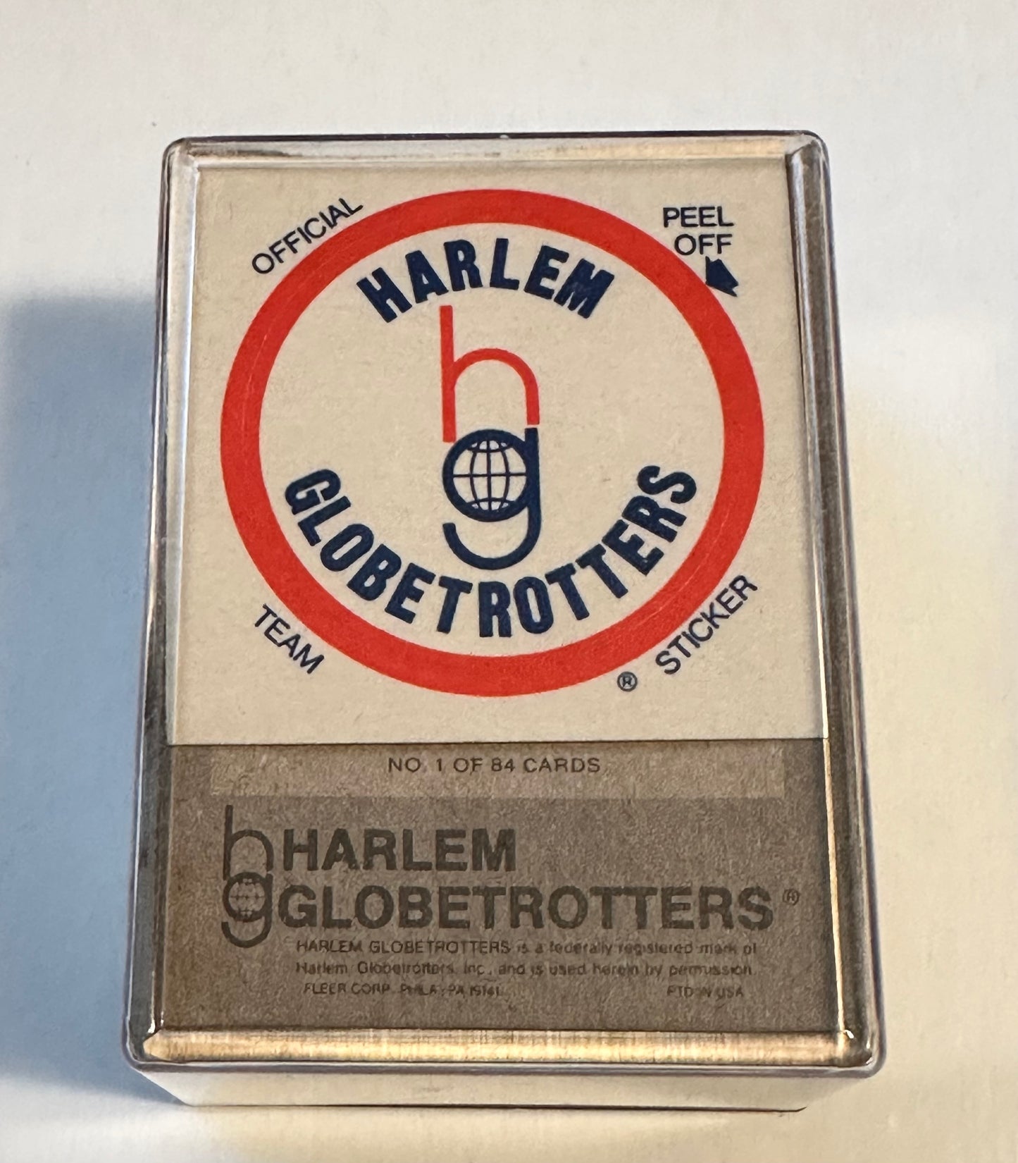 Harlem Globetrotters Topps basketball ex-nm high grade condition complete cards set with sticker and wrapper 1971