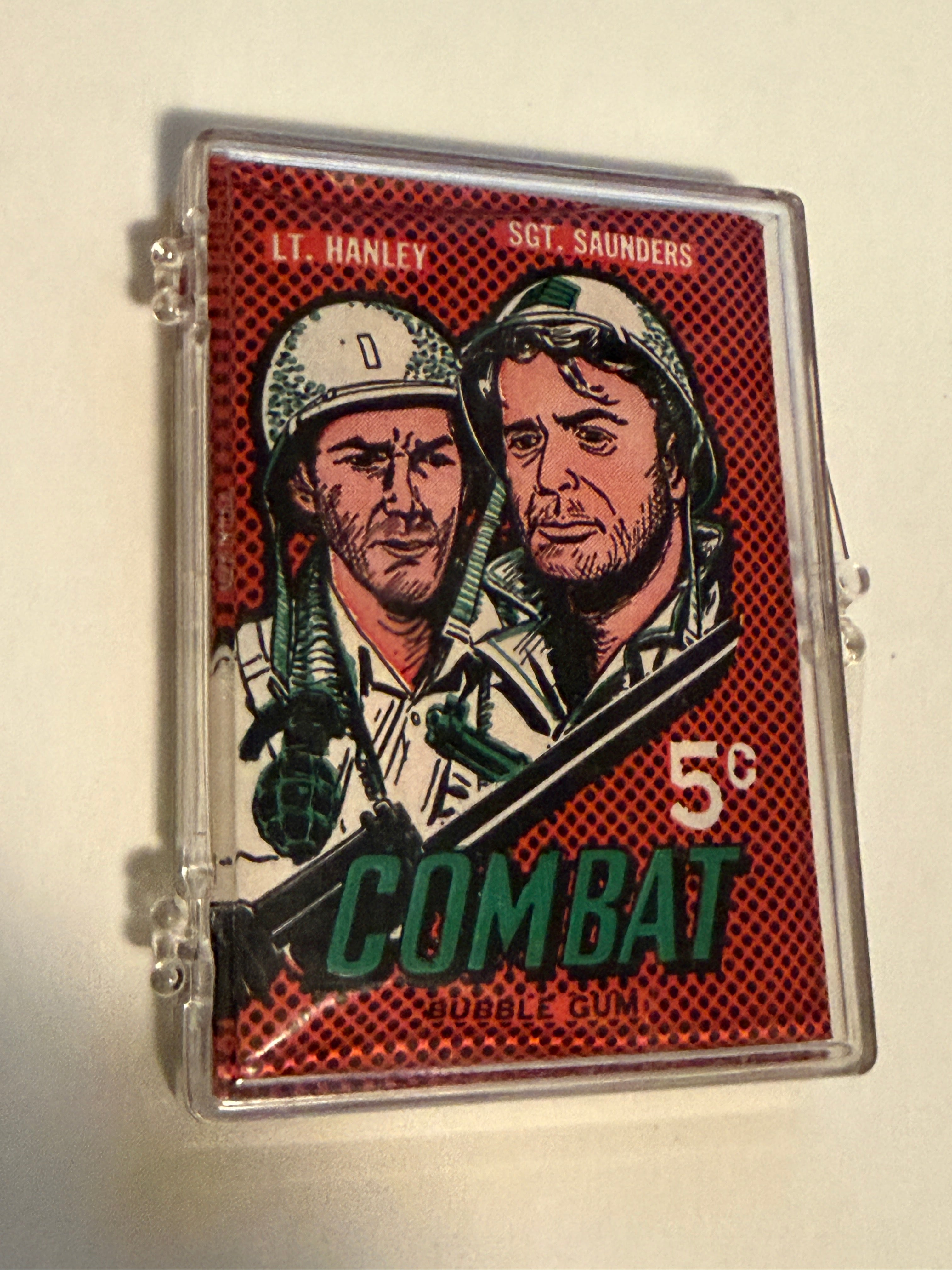 Combat TV show cards rare unopened wax pack 1963