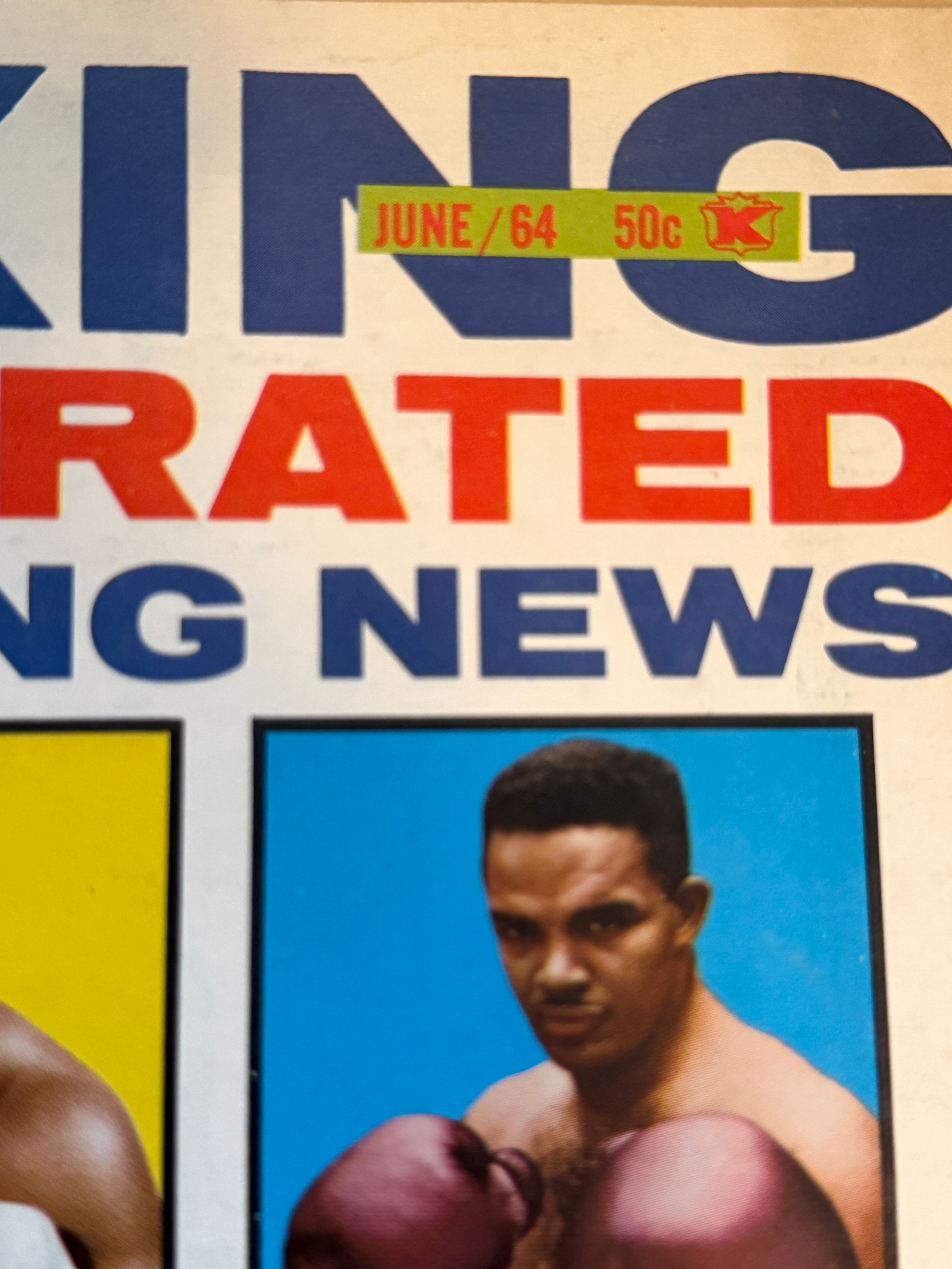 Boxing illustrated magazine with Muhammad Ali, June 1964