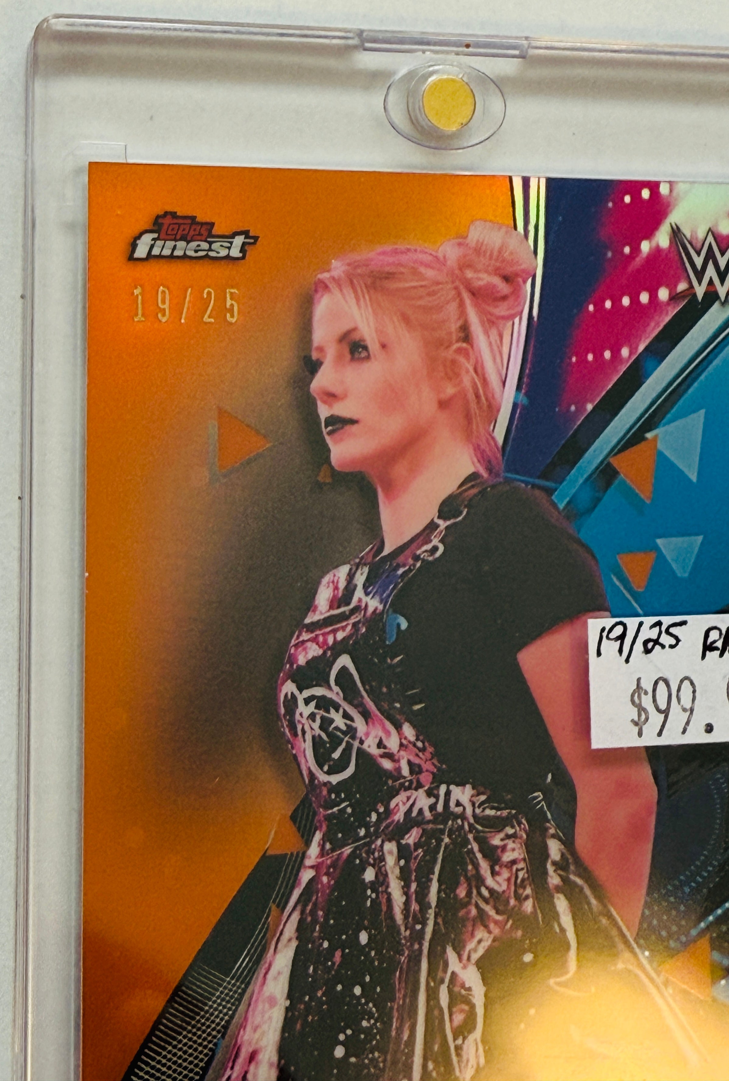 Wrestling legends, Alexa, Bliss Topps finest numbered foil,insert card