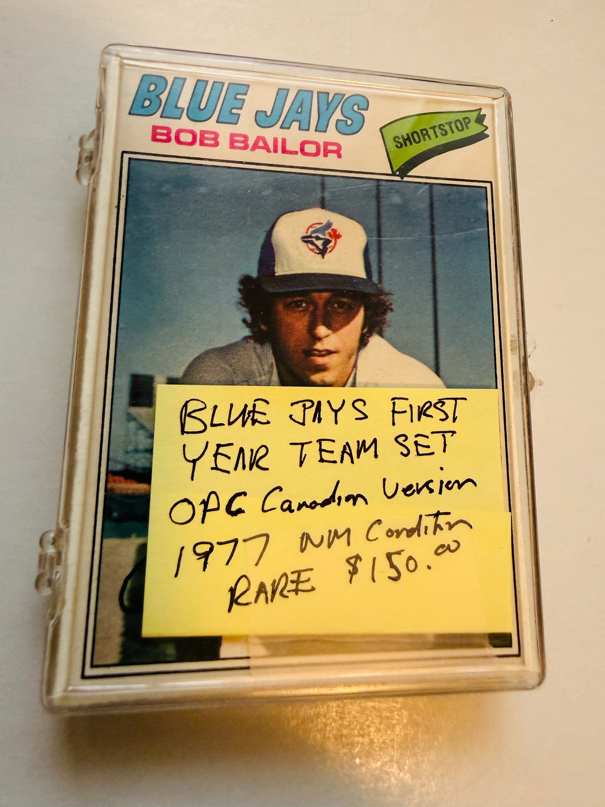 Toronto Blue Jays first year baseball cards  rare Opc Canadian version team set 1977