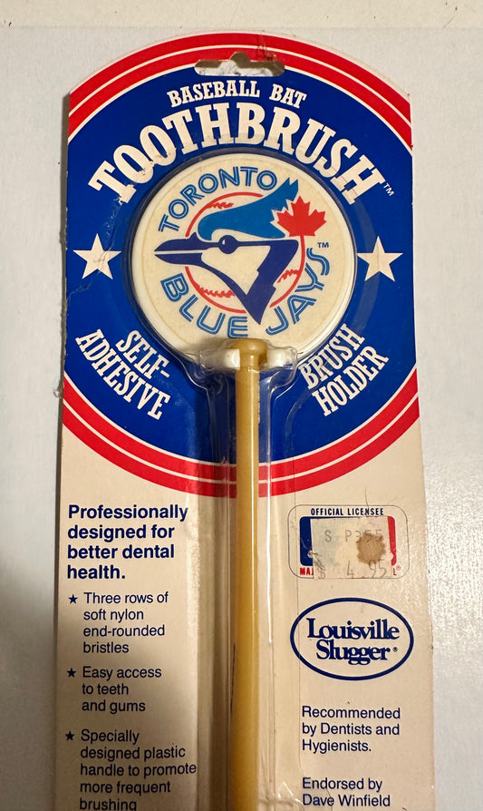 Toronto Blue Jays rare toothbrush factory sealed 1986