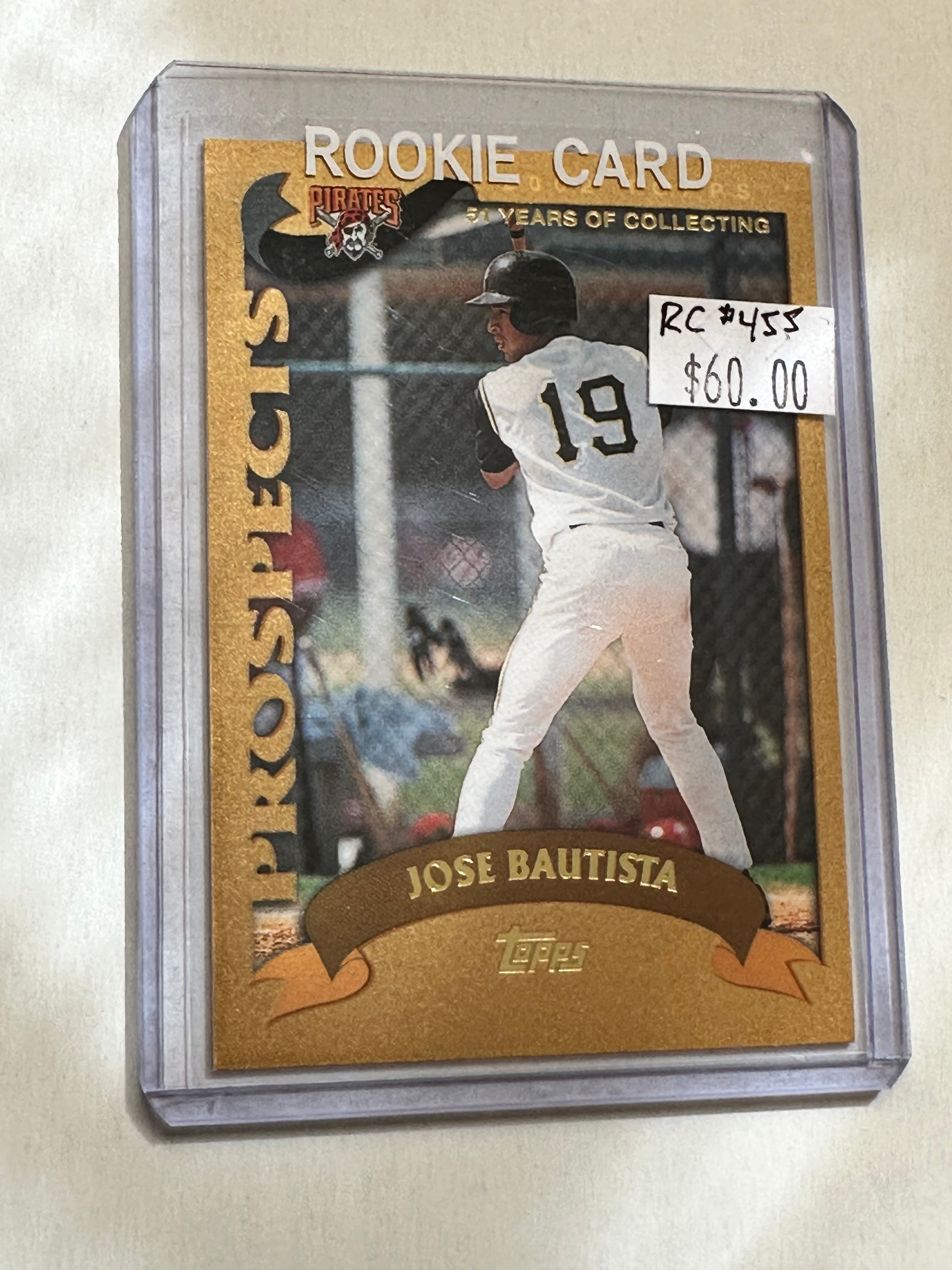 Jose Bautista prospects numbered Topps high grade condition rookie