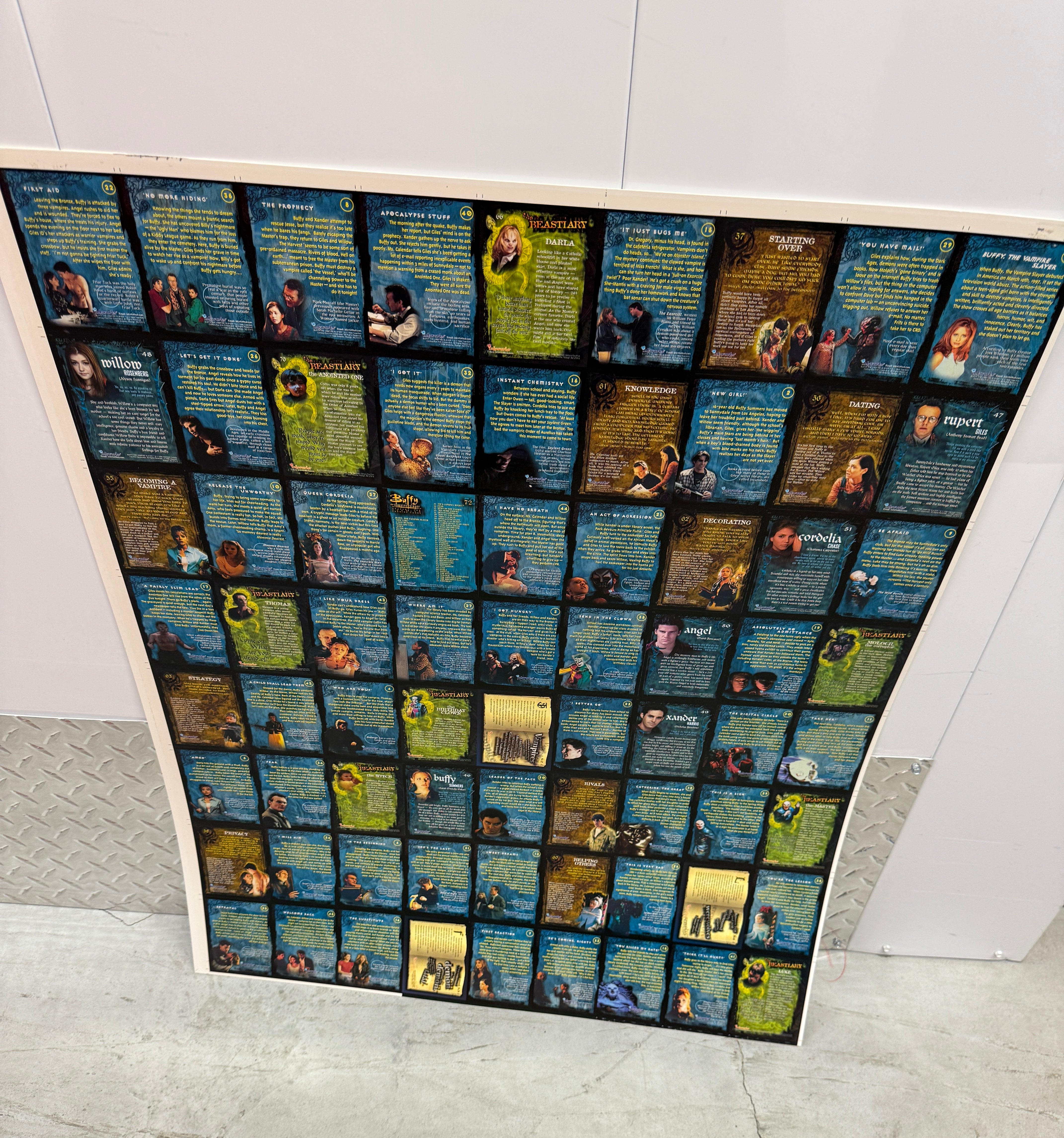 Buffy the Vampire Slayer series 1 uncut card sheet set 1998