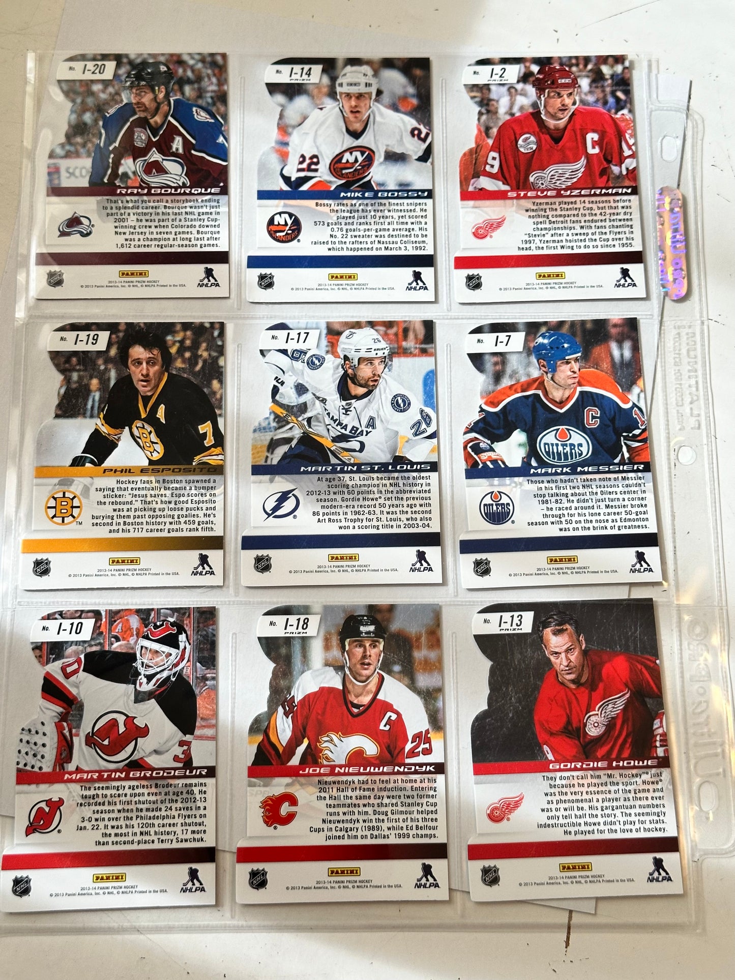 Hockey Panini immortalized 9 Hockey inserts lot deal 2013