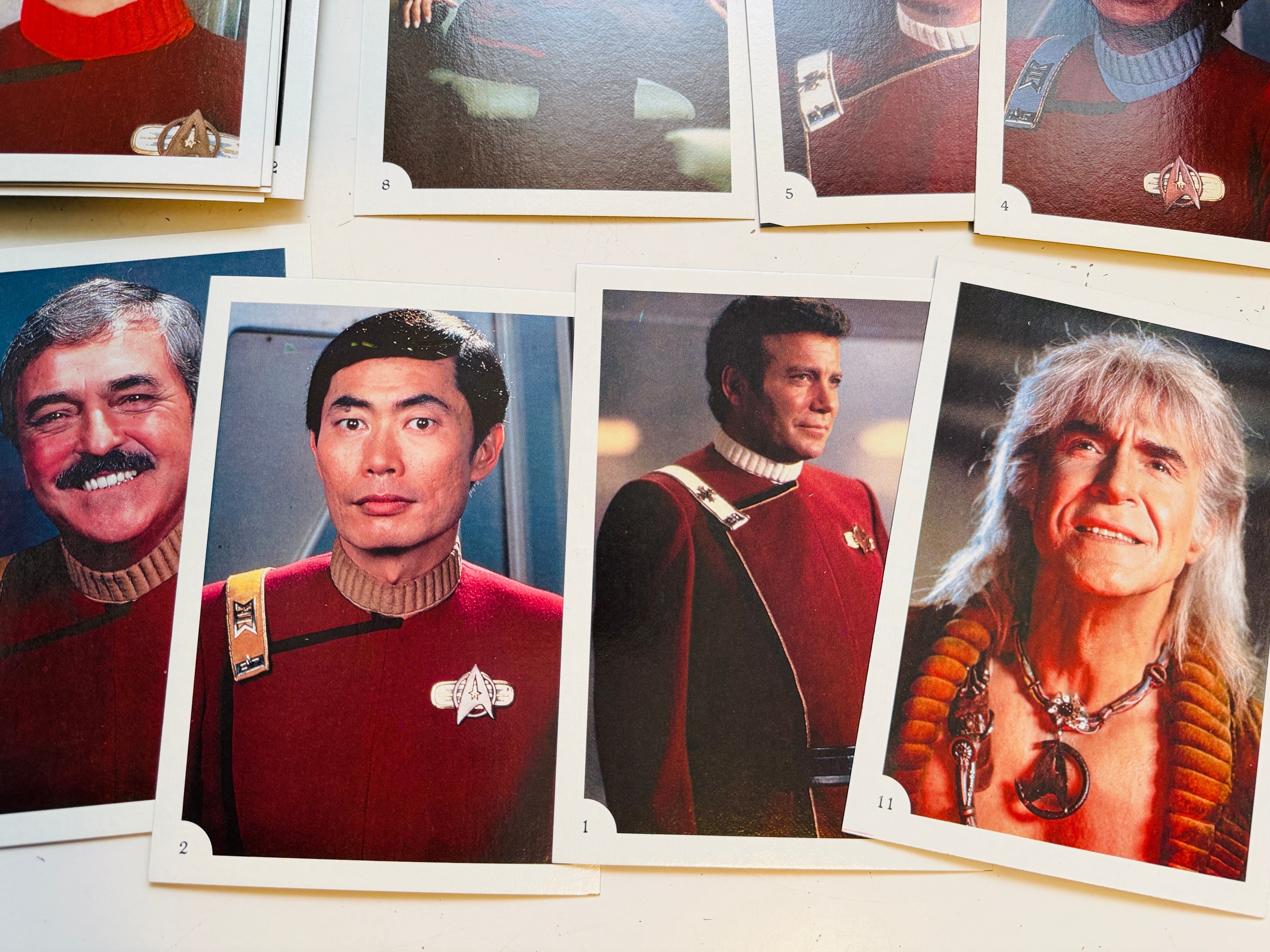 Star Trek Wraith of Khan 5x7 vintage cards set 1982