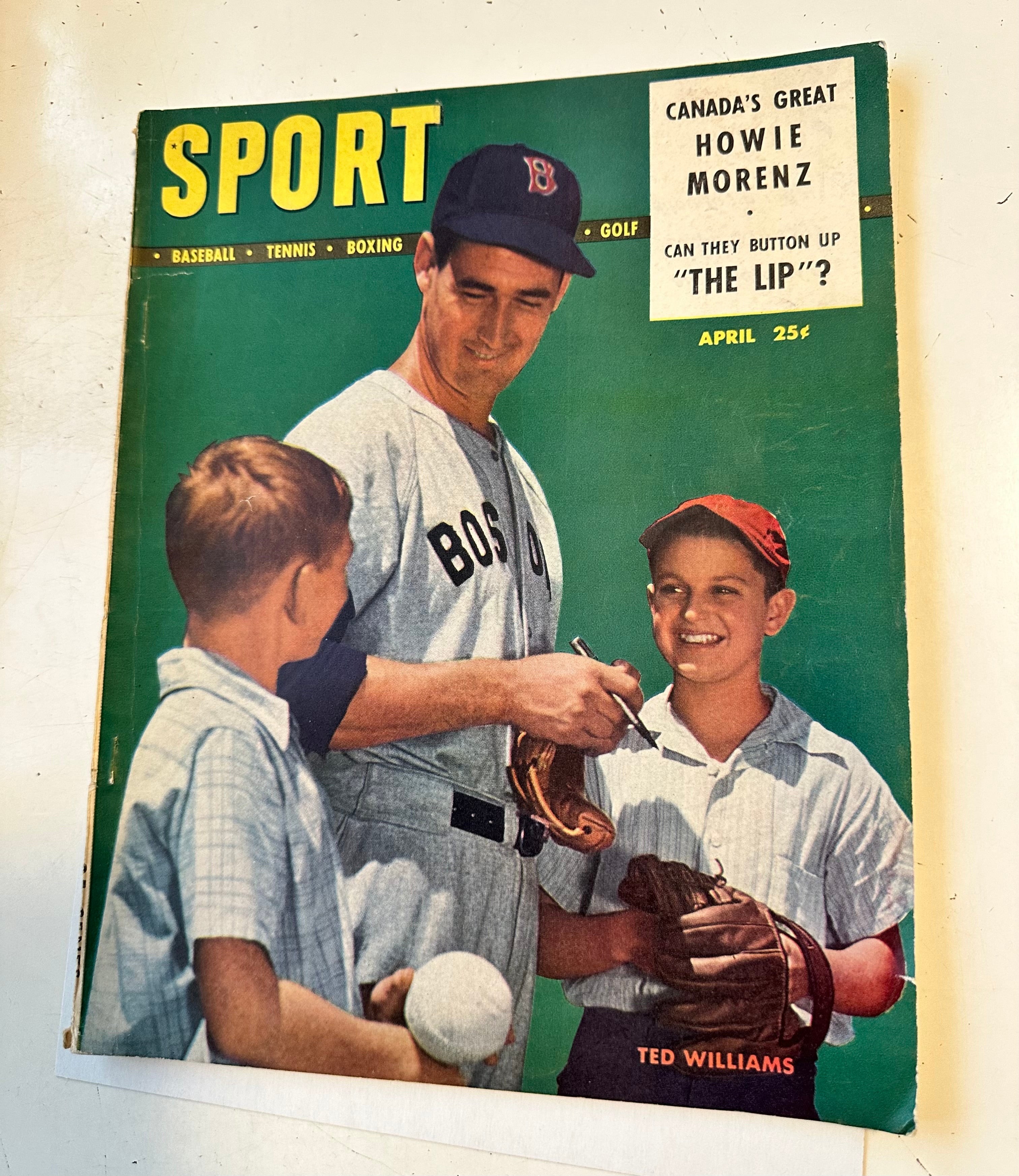 Sport Magazine Ted Williams cover 1948